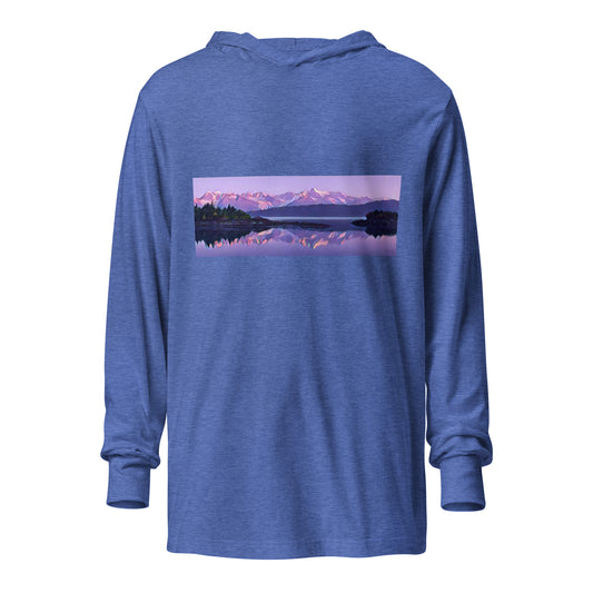 Hooded long-sleeve tee Alpenglow