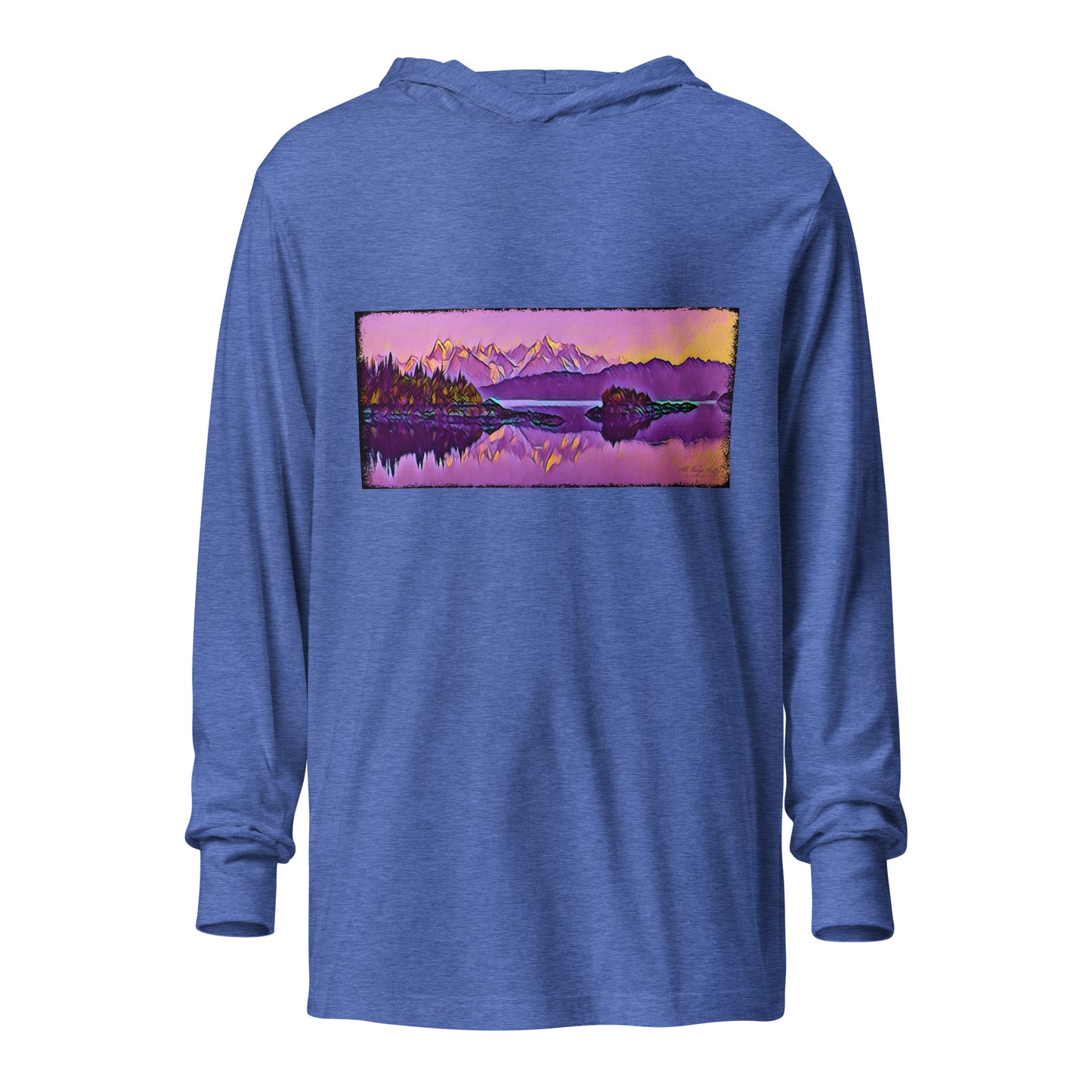 Hooded long-sleeve tee New Dawn