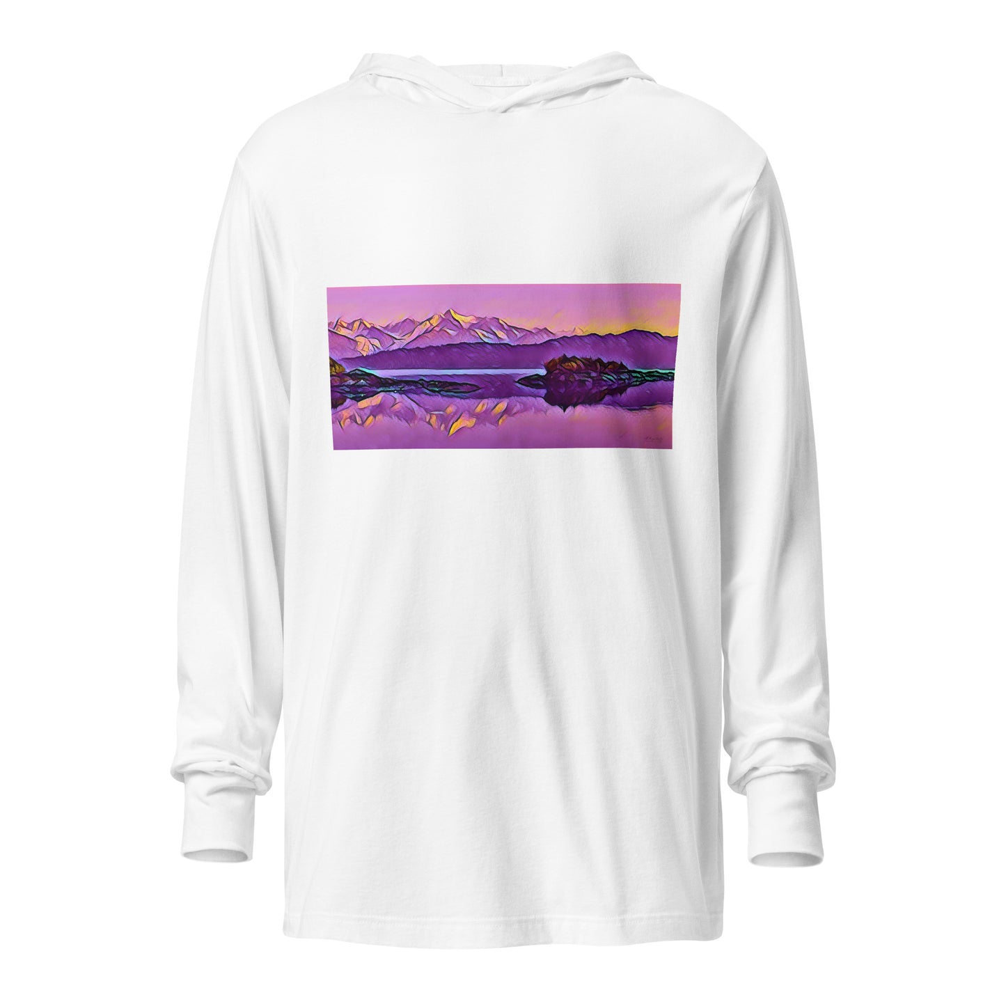 Hooded long-sleeve tee New Dawn