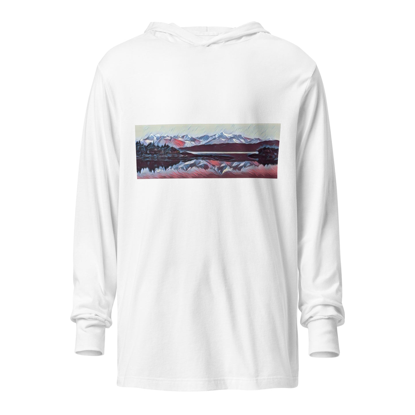 Hooded long-sleeve tee Ice