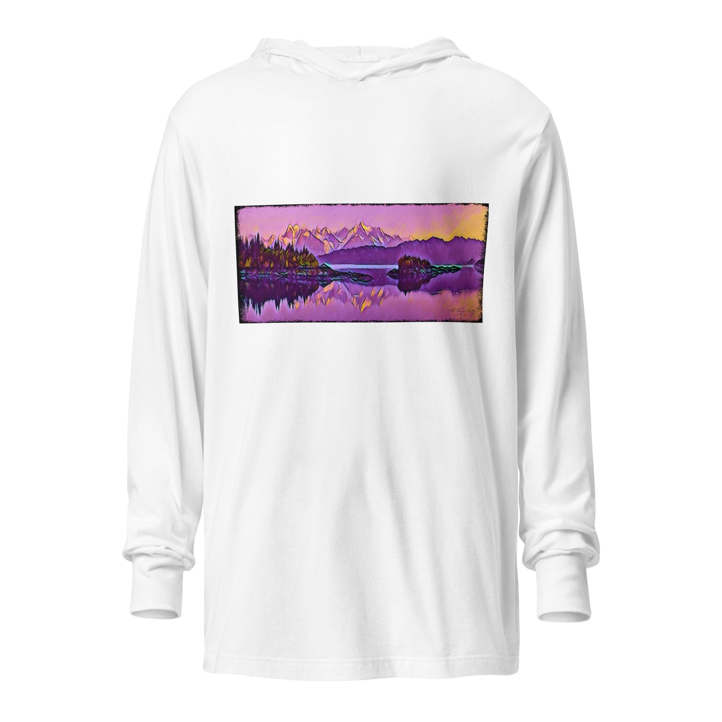 Hooded long-sleeve tee New Dawn