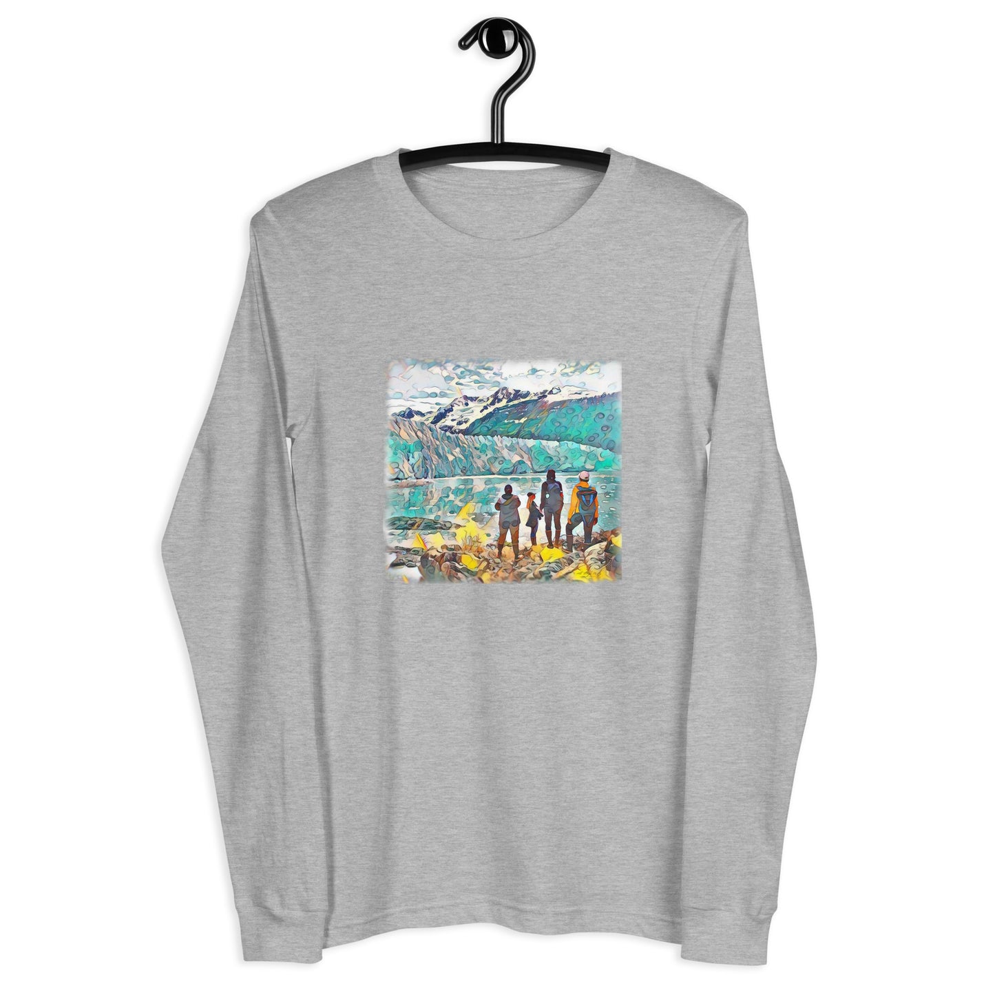 Unisex Long Sleeve Tee Glacier