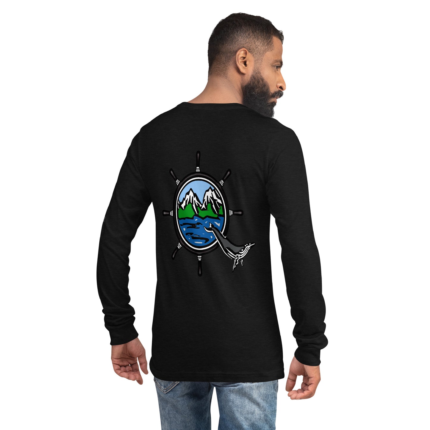 Men's/Unisex Dark Colors Long Sleeve Tee