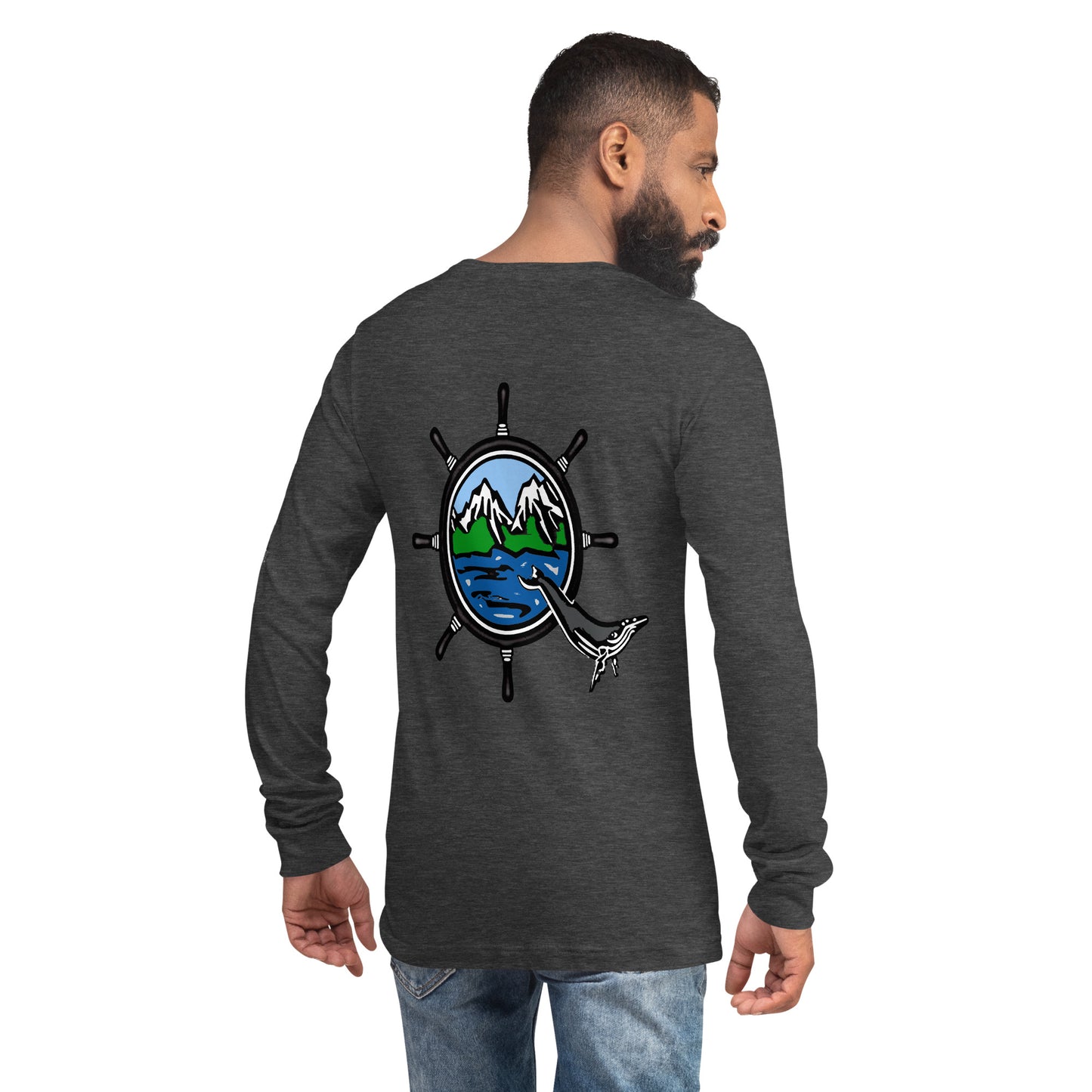 Men's/Unisex Dark Colors Long Sleeve Tee