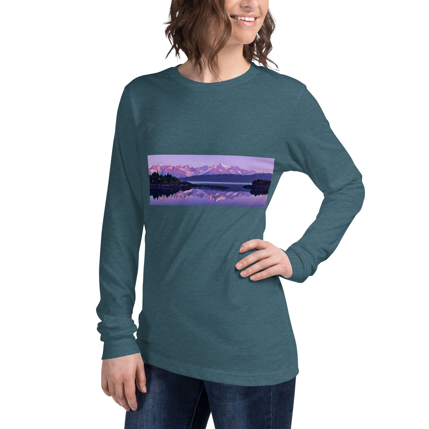 Unisex Long Sleeve Tee Alpenglow