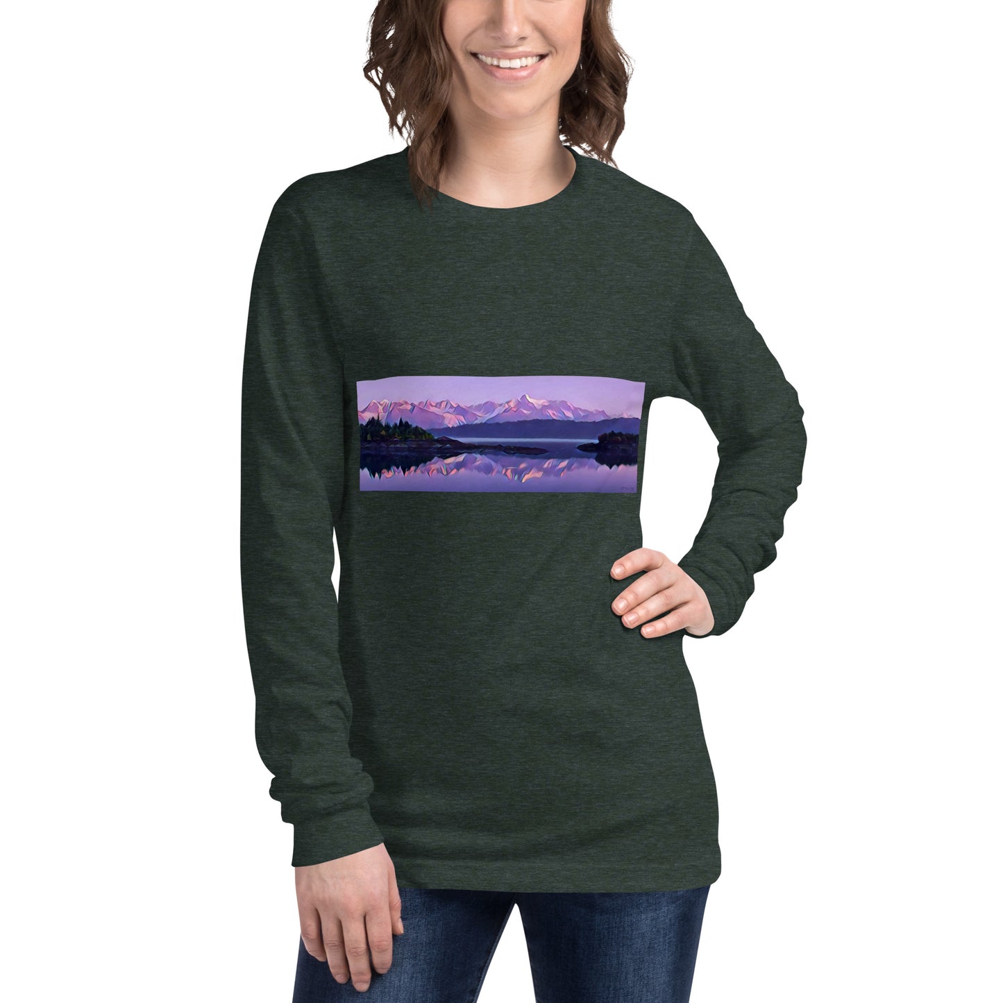 Unisex Long Sleeve Tee Alpenglow