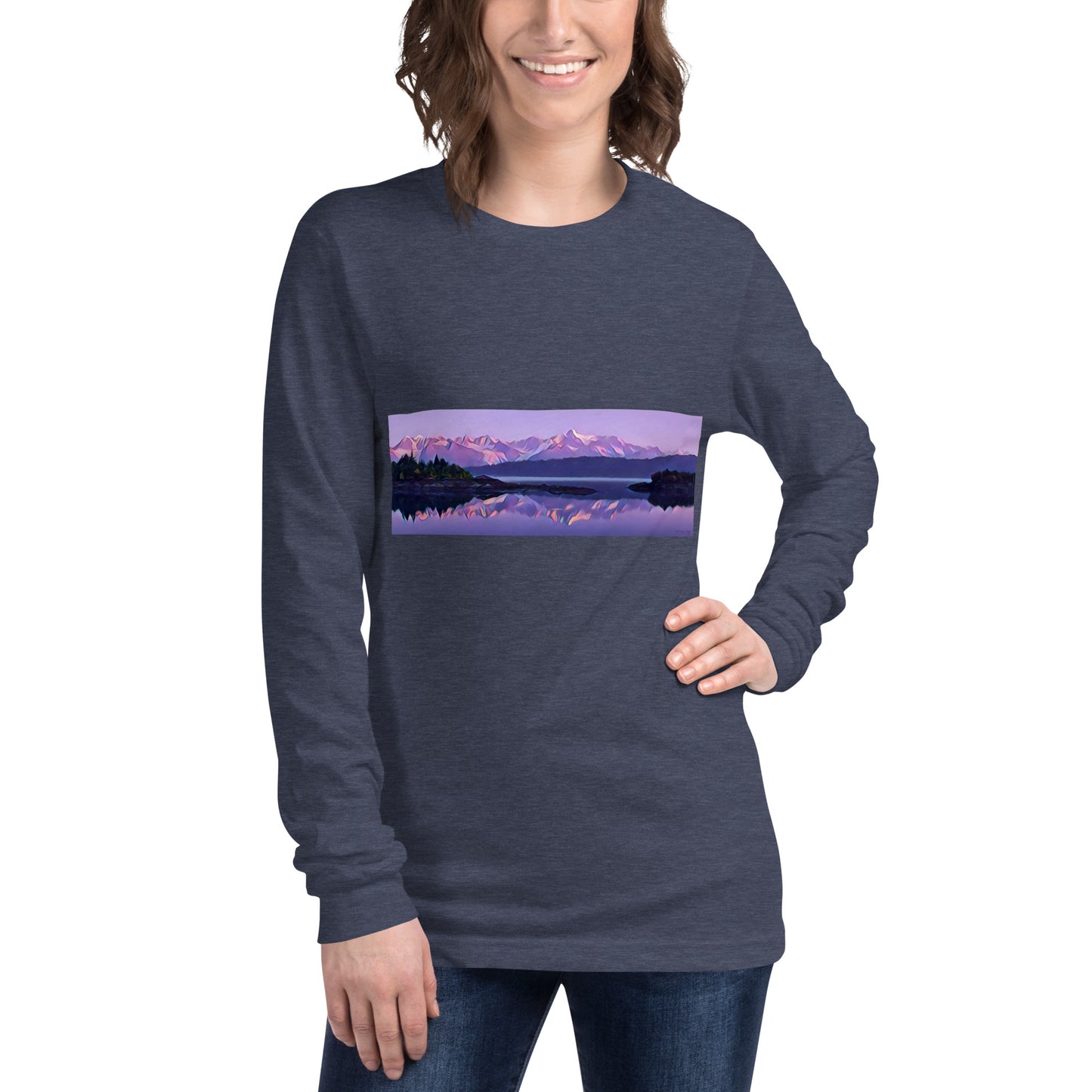 Unisex Long Sleeve Tee Alpenglow