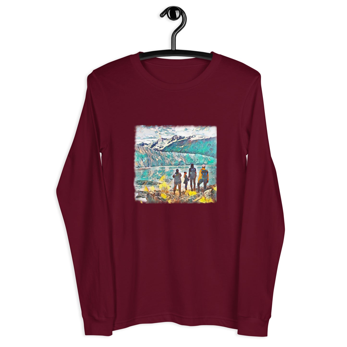 Unisex Long Sleeve Tee Glacier