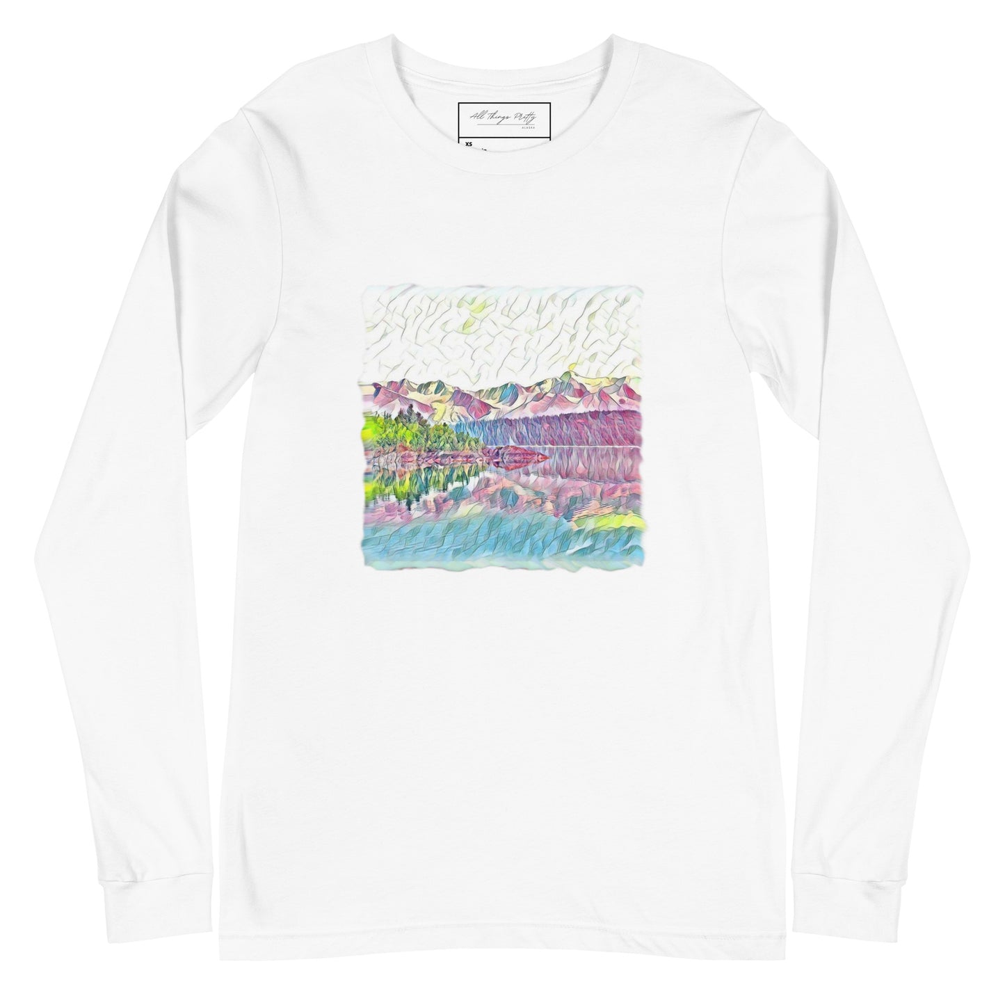 Unisex Long Sleeve Tee Oceans & Mtns