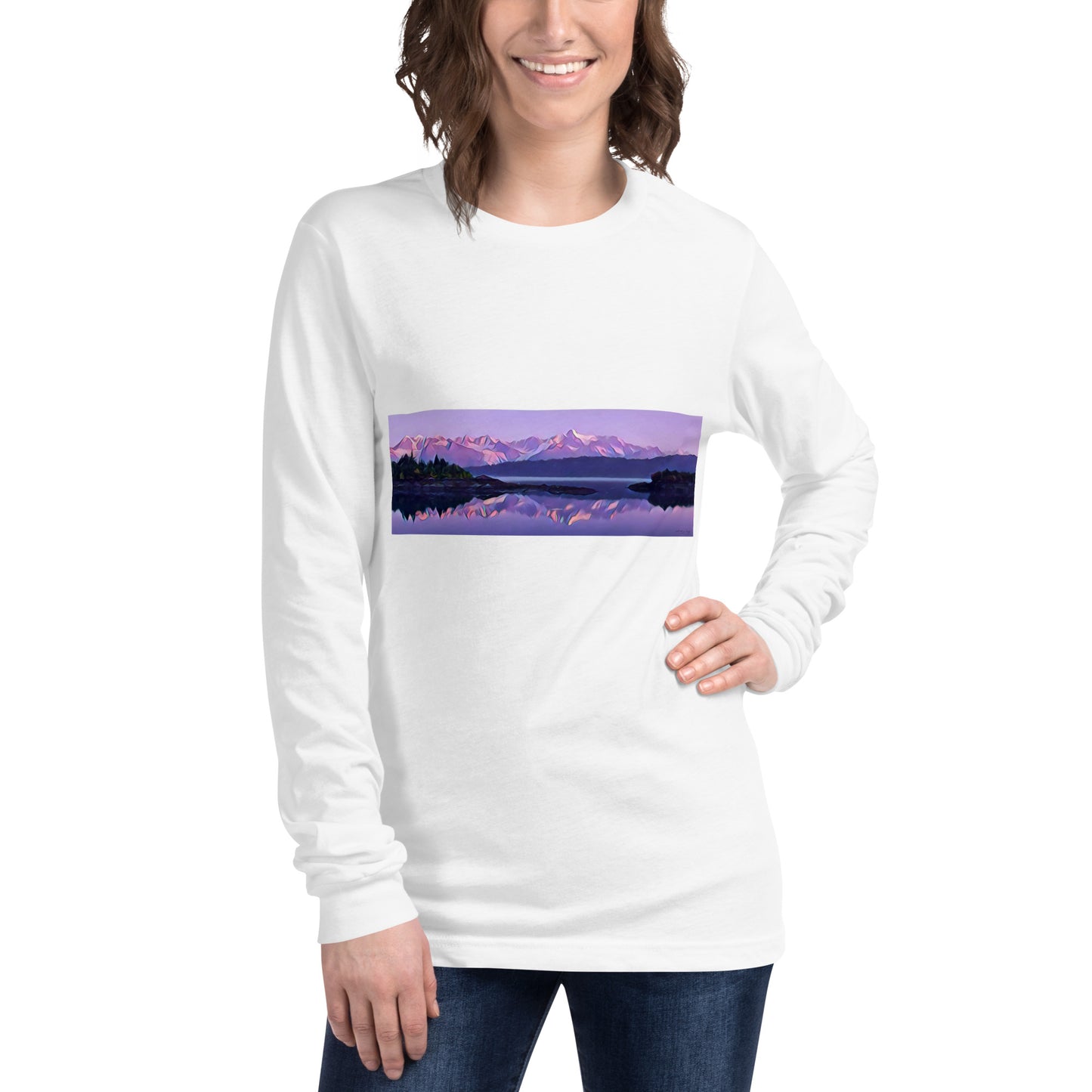 Unisex Long Sleeve Tee Alpenglow