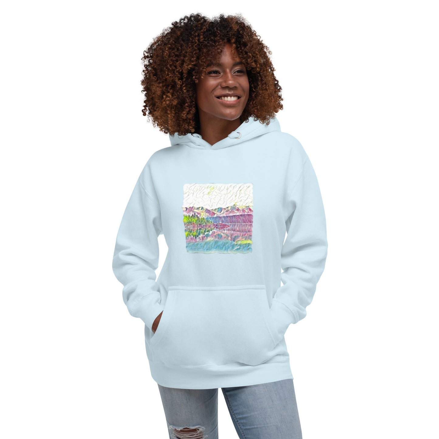 Unisex Hoodie Oceans & Mtns