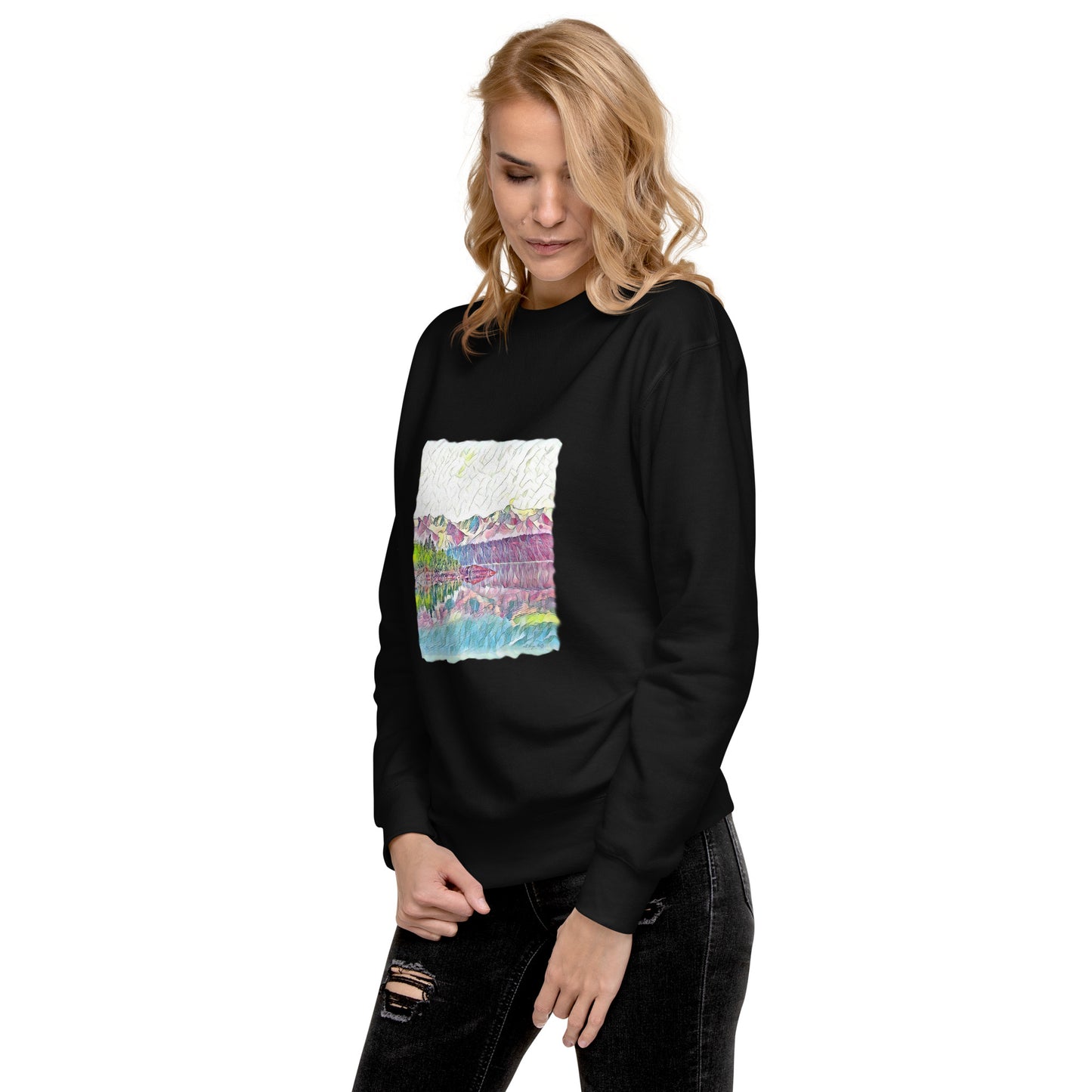 Unisex Premium Sweatshirt Oceans & Mtns