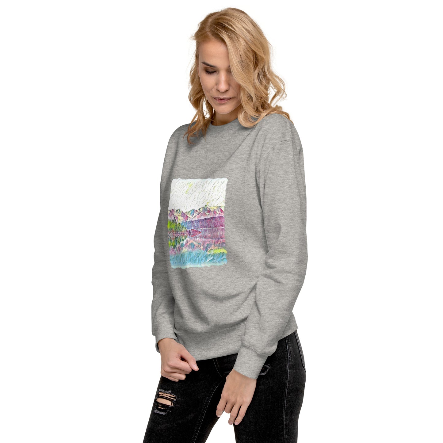 Unisex Premium Sweatshirt Oceans & Mtns