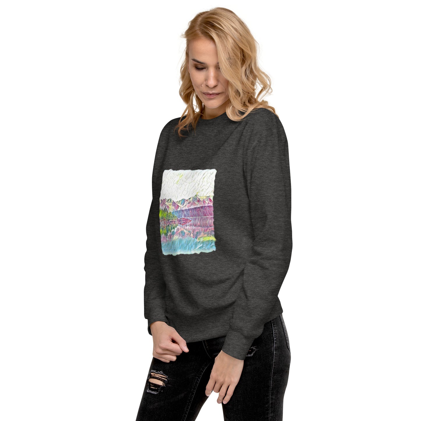 Unisex Premium Sweatshirt Oceans & Mtns