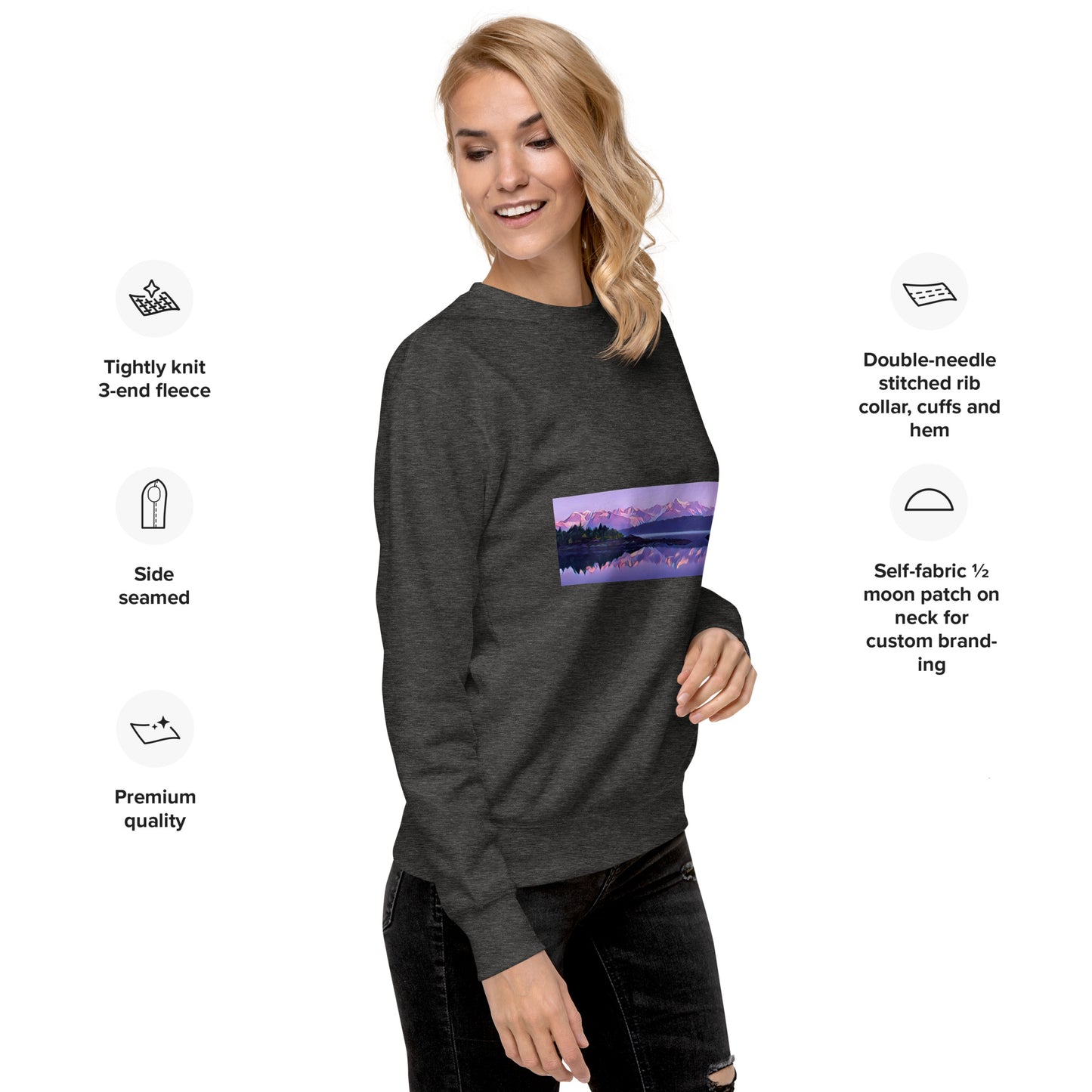 Unisex Premium Sweatshirt Alpenglow