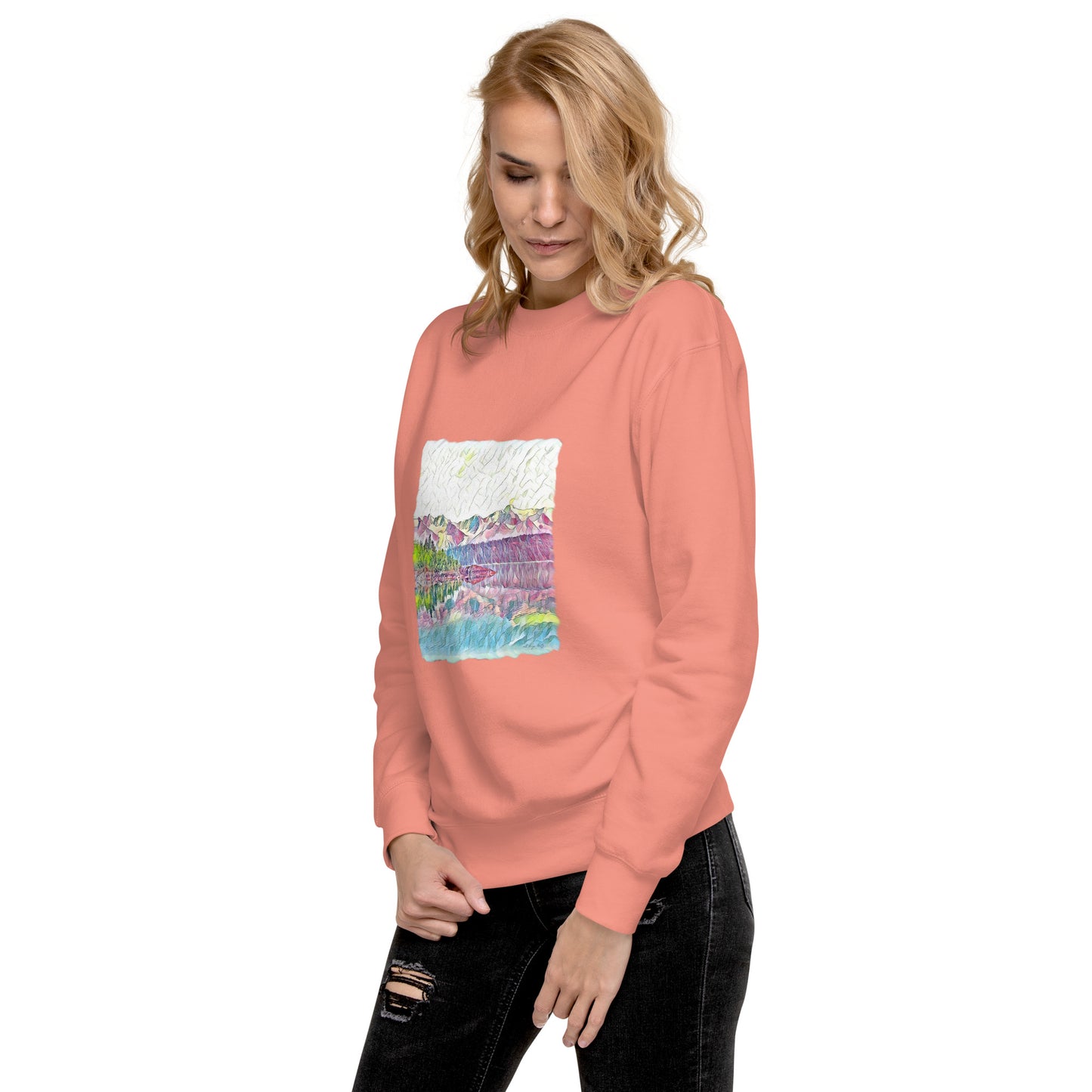 Unisex Premium Sweatshirt Oceans & Mtns