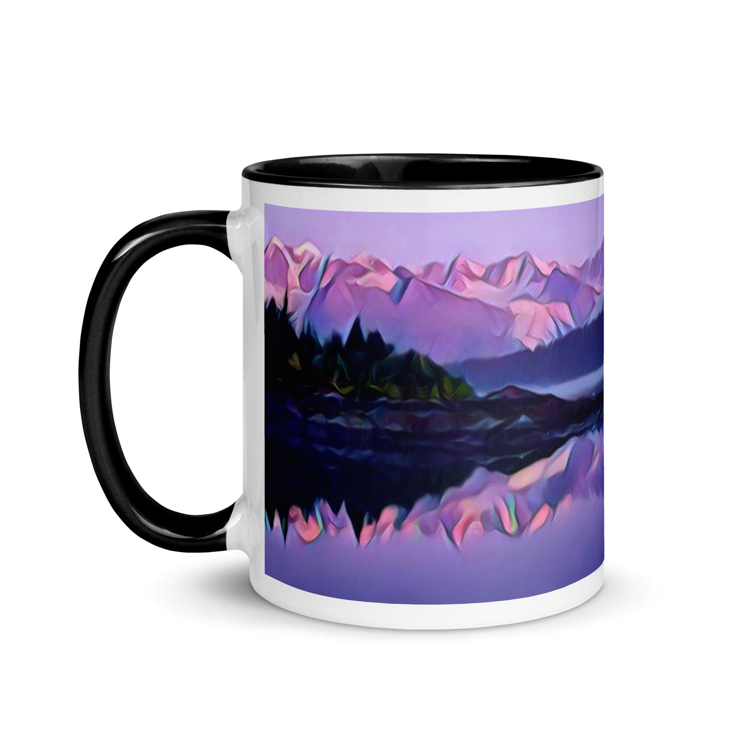 Mug with Color Inside Alpenglow