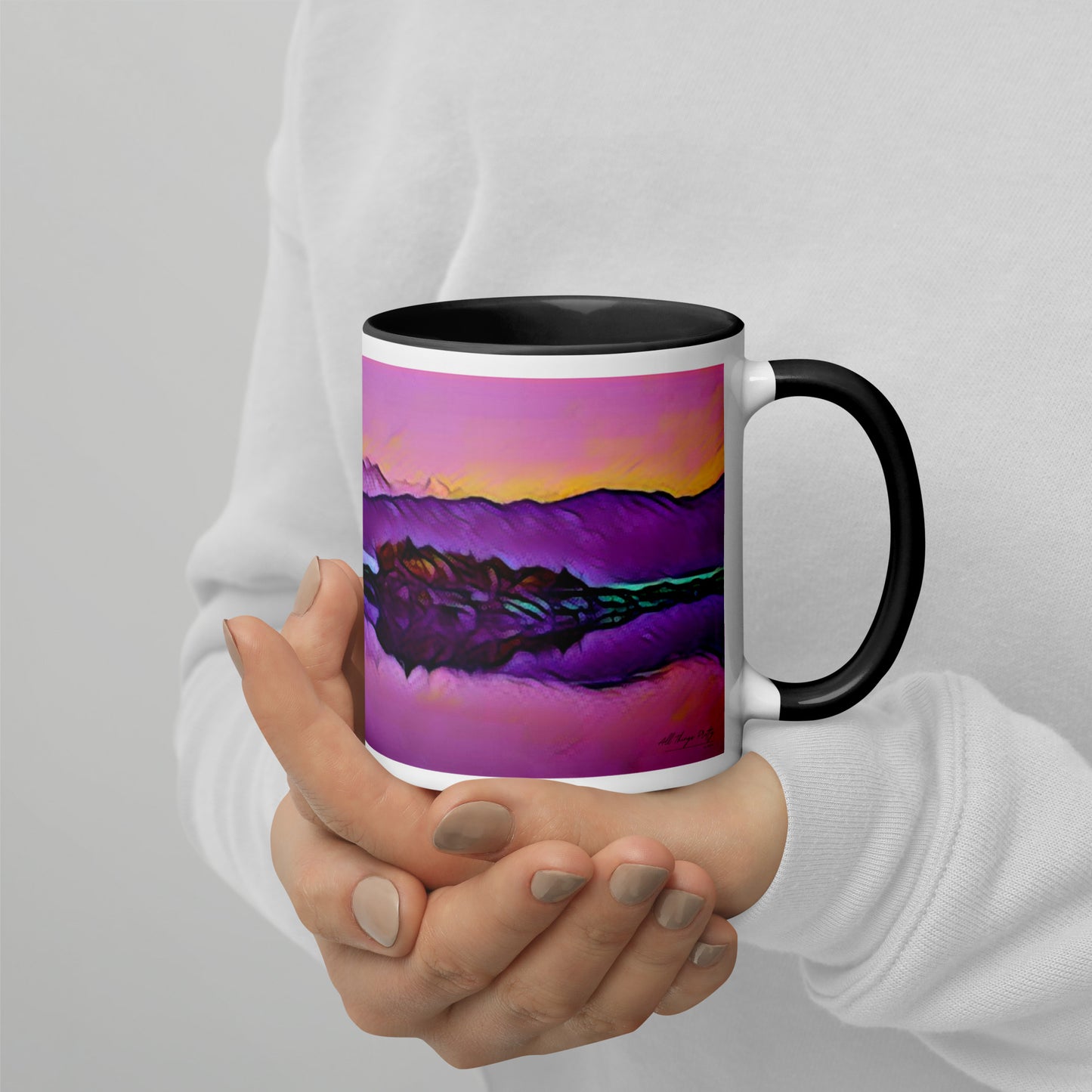 Mug with Color Inside New Dawn