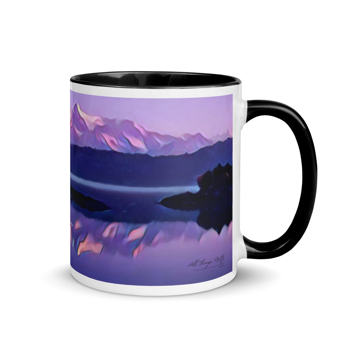 Mug with Color Inside Alpenglow