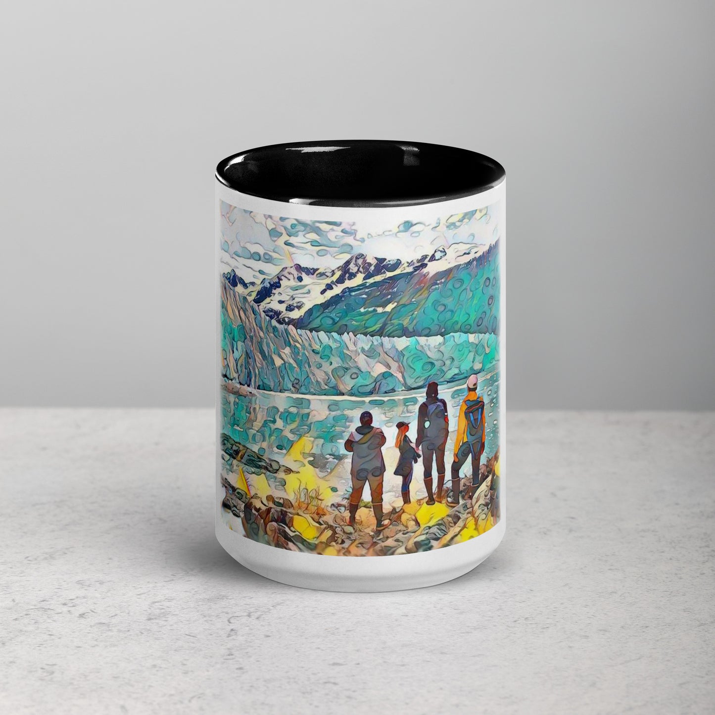 Mug with Color Inside Glacier