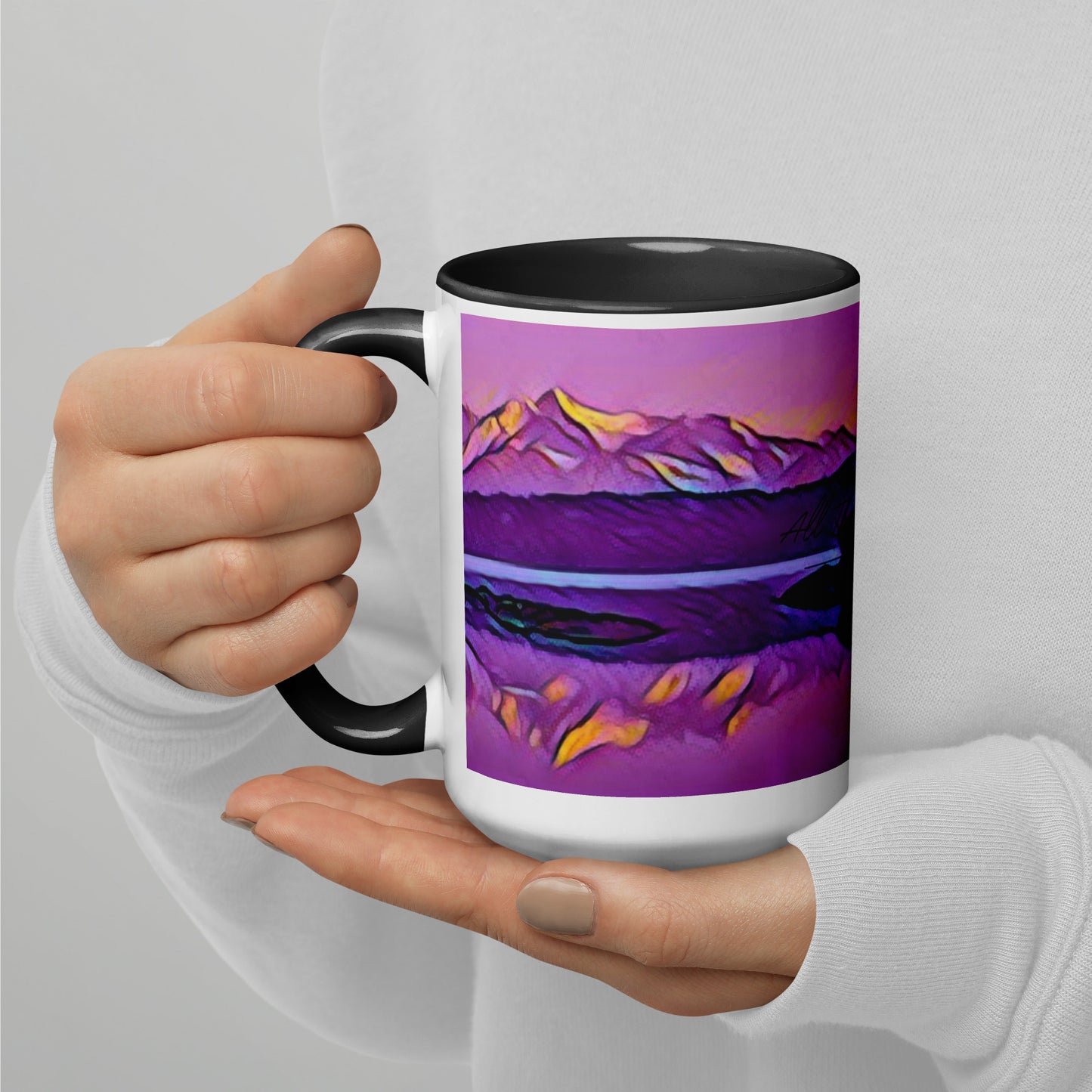 Mug with Color Inside New Dawn