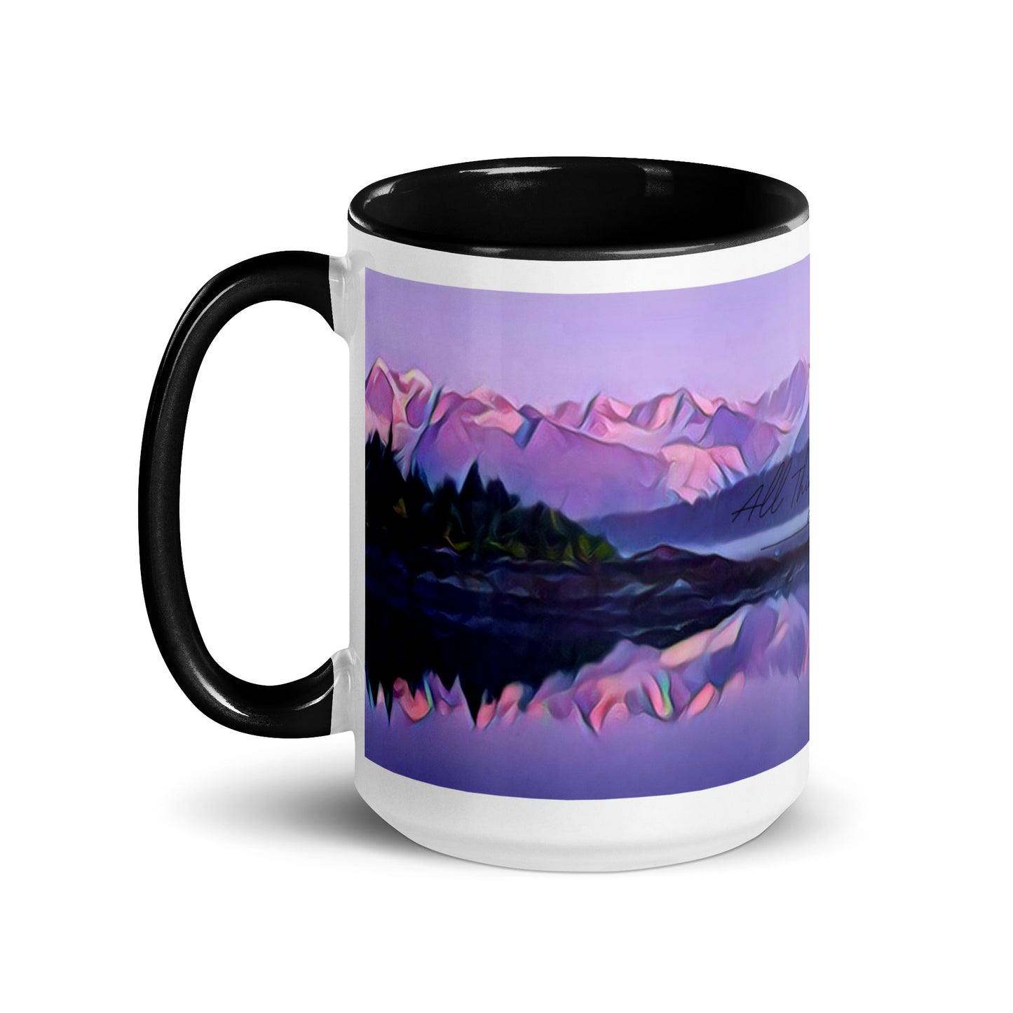 Mug with Color Inside Alpenglow