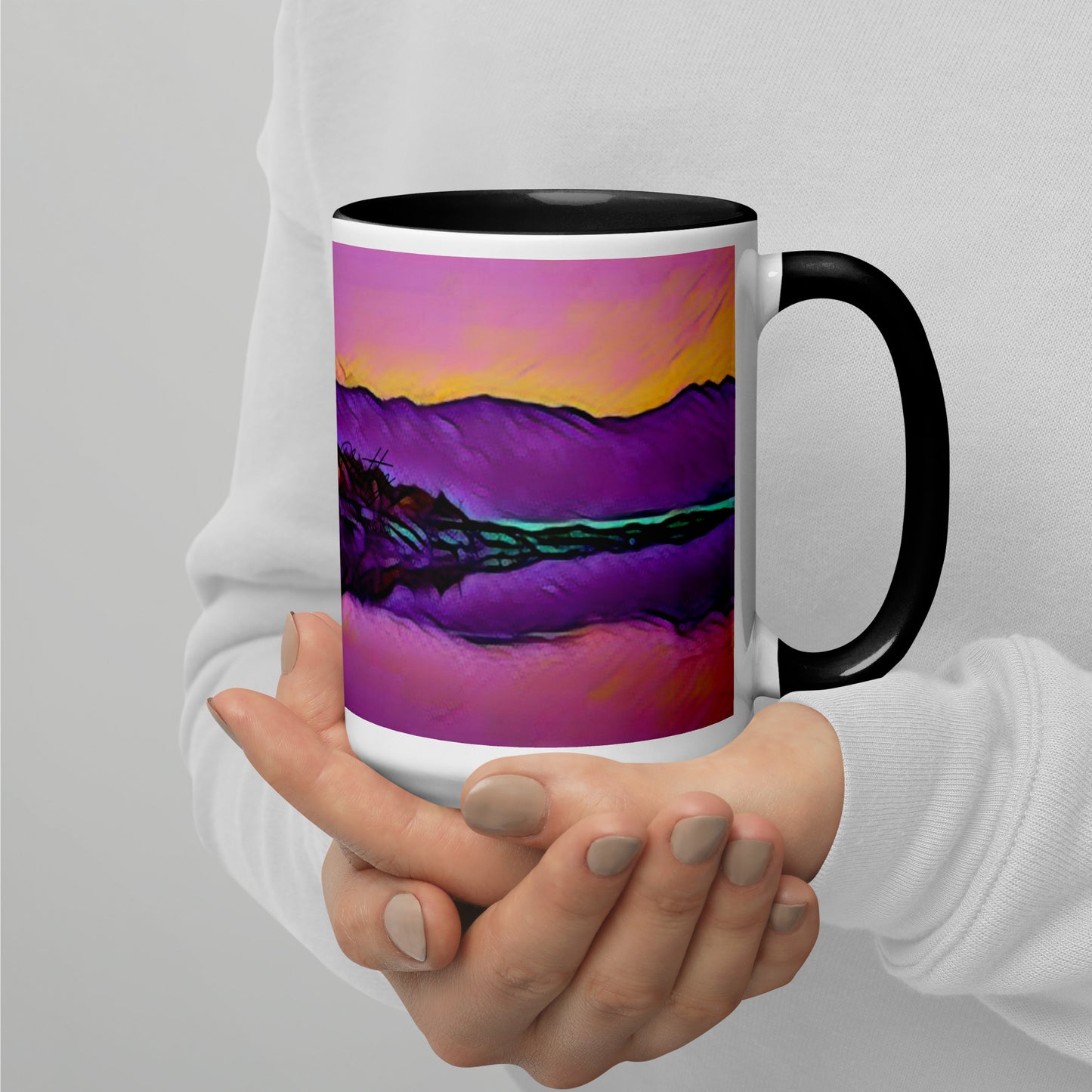 Mug with Color Inside New Dawn