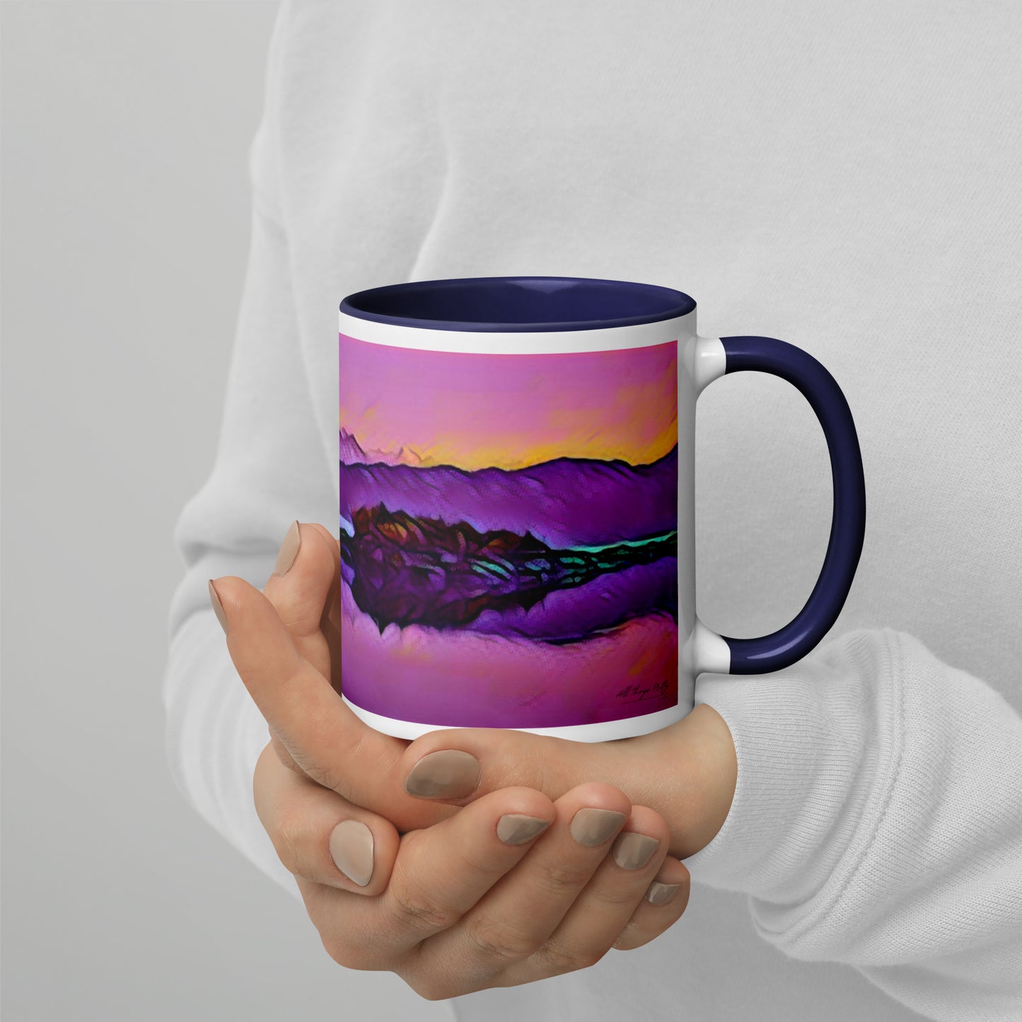 Mug with Color Inside New Dawn