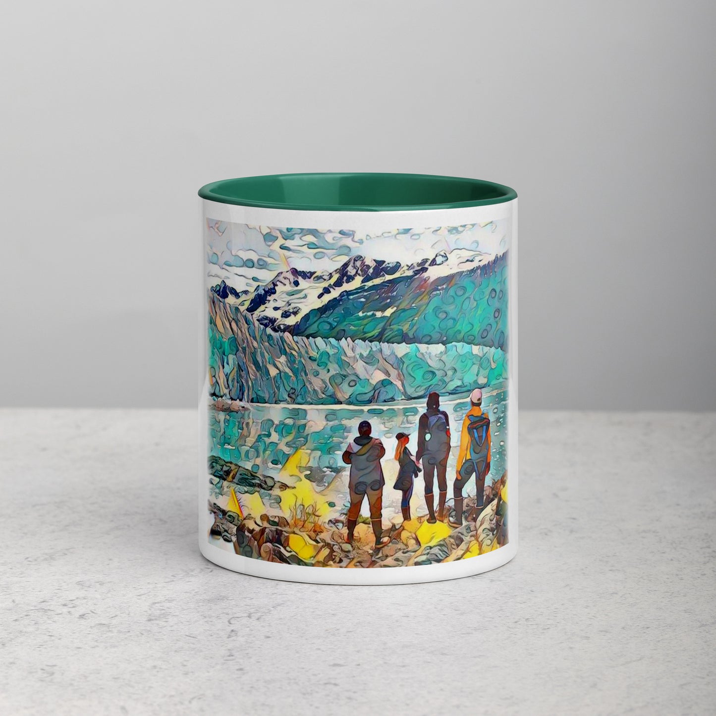 Mug with Color Inside Glacier