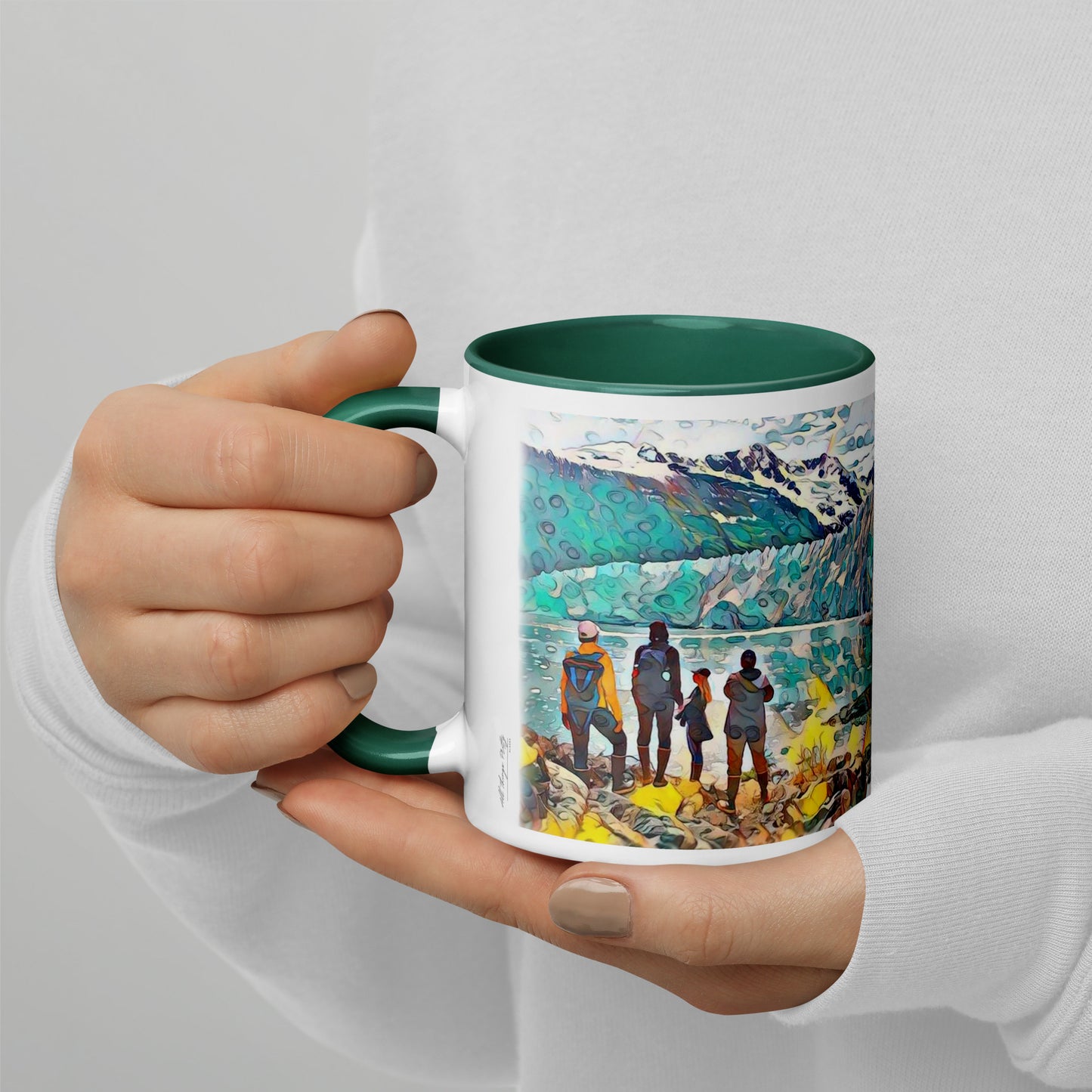 Mug with Color Inside Glacier