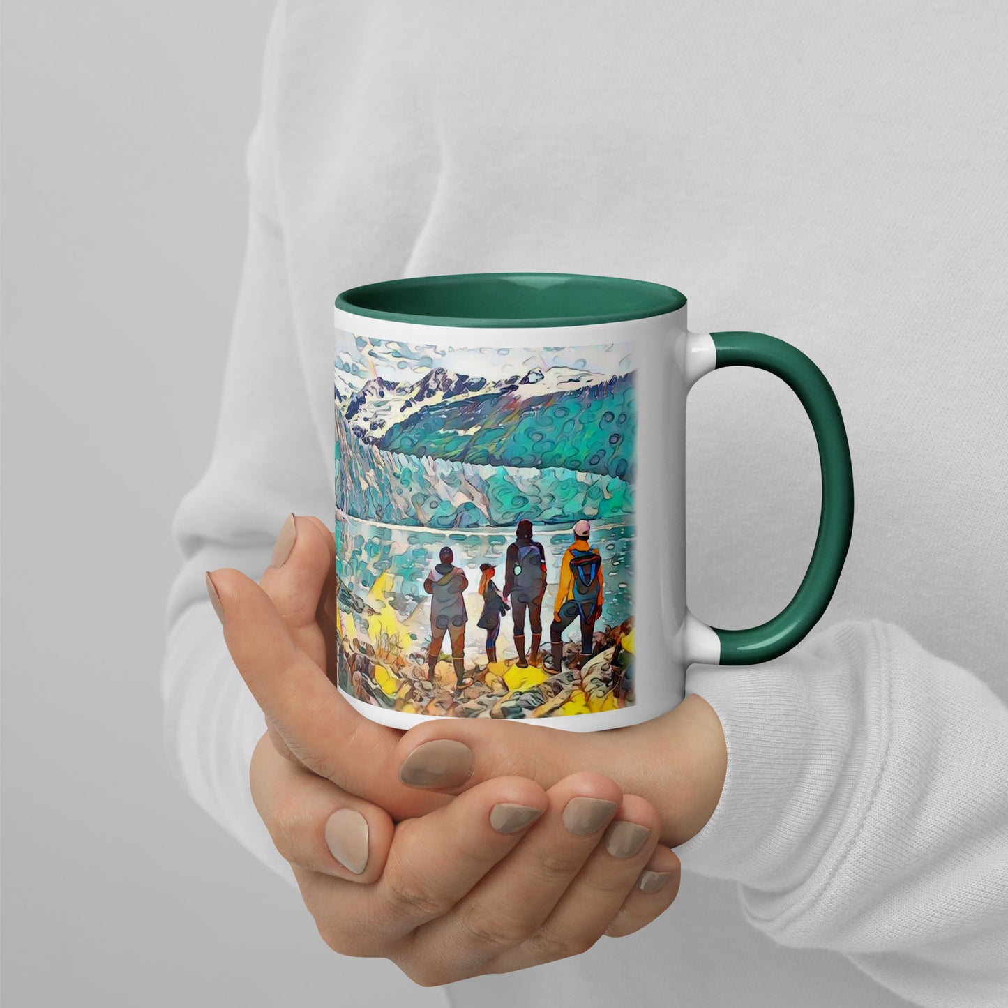 Mug with Color Inside Glacier