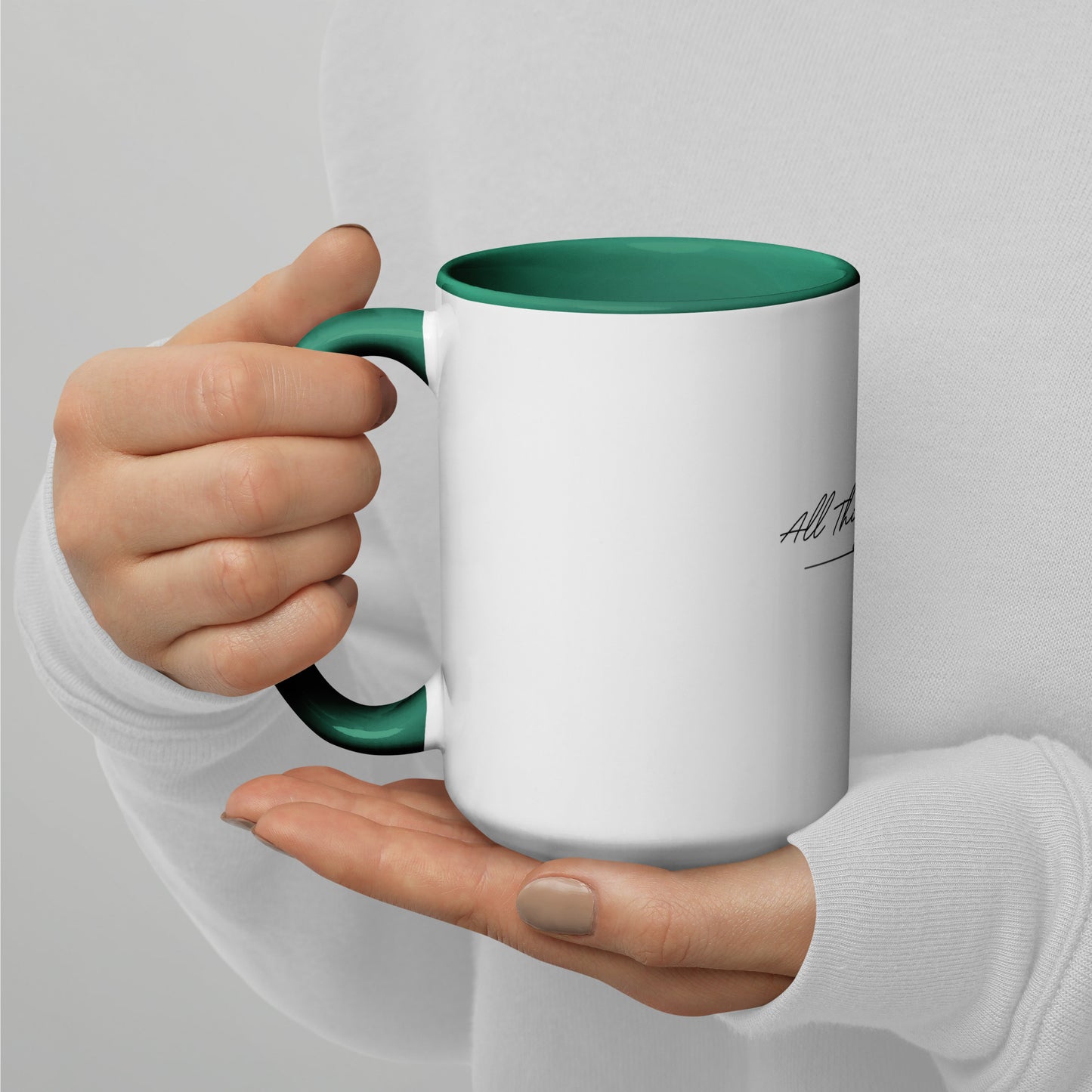 Mug with Color Inside Glacier