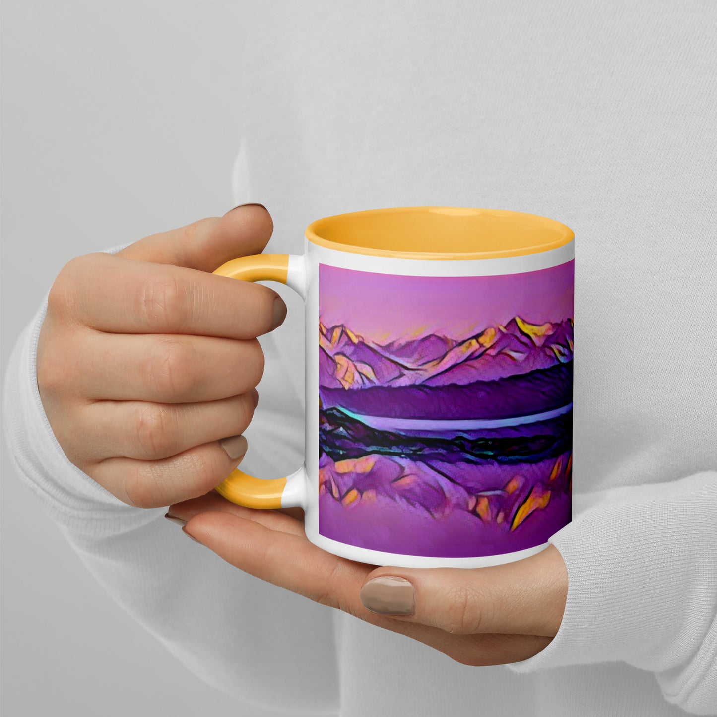 Mug with Color Inside New Dawn