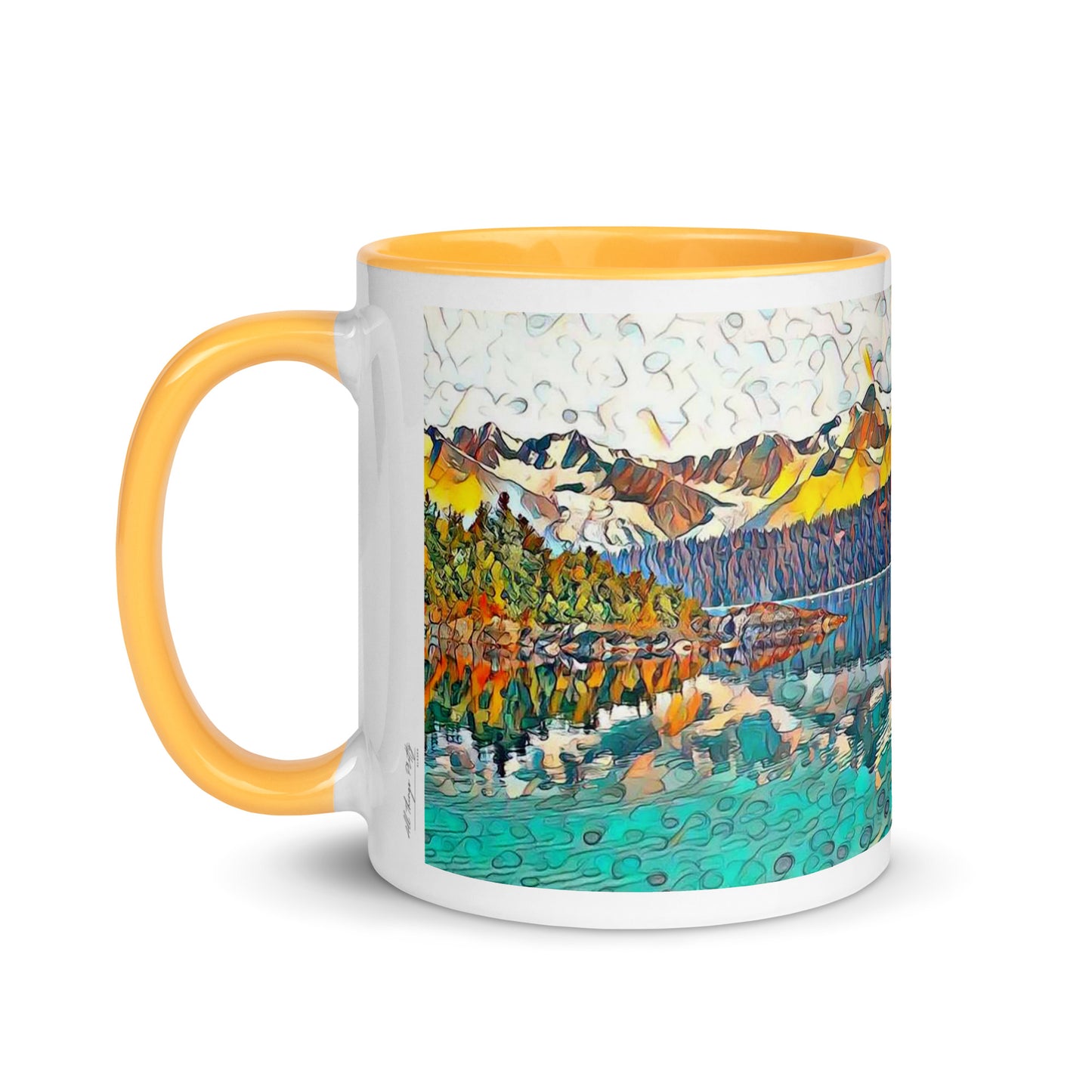 Mug with Color Inside Autumn