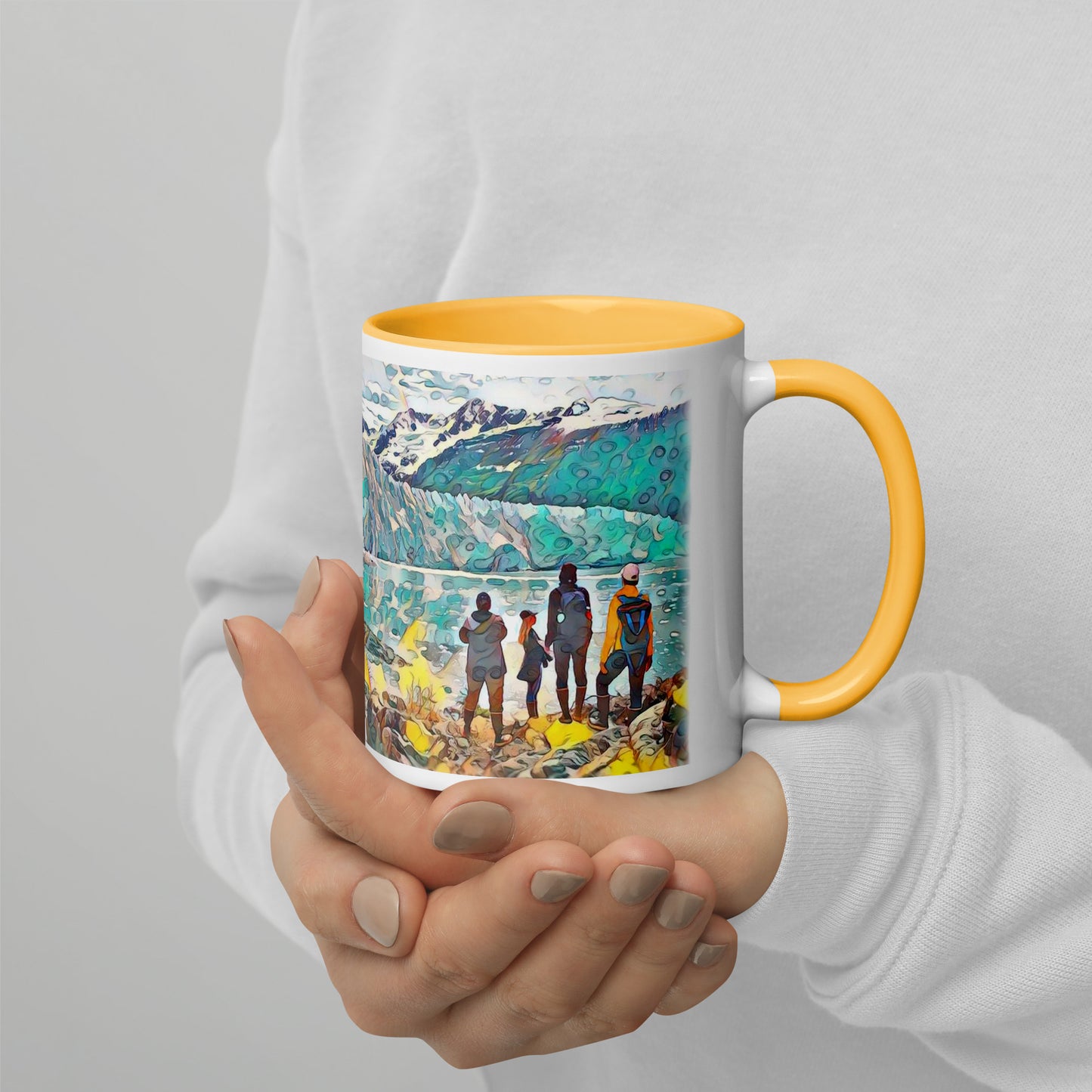 Mug with Color Inside Glacier