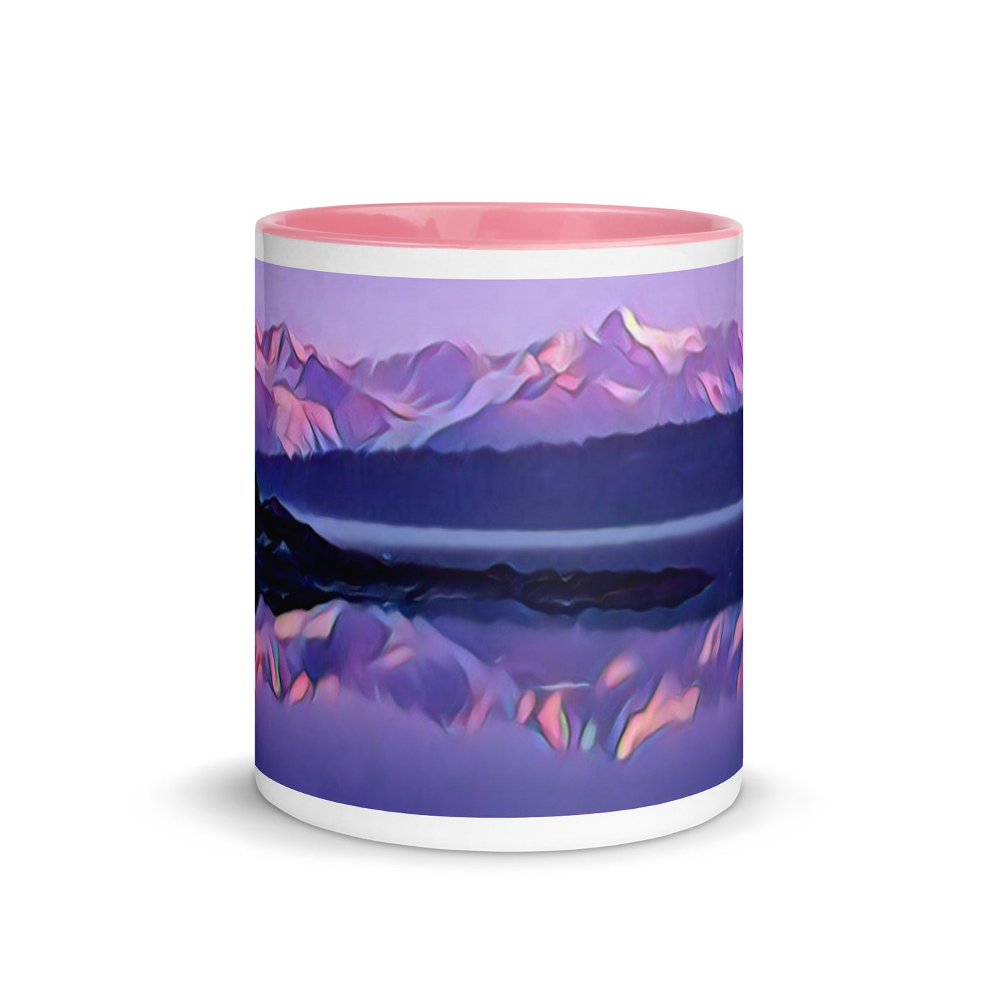 Mug with Color Inside Alpenglow