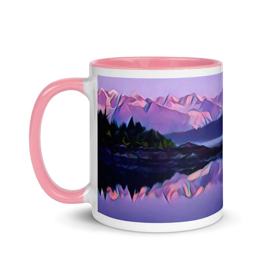 Mug with Color Inside Alpenglow