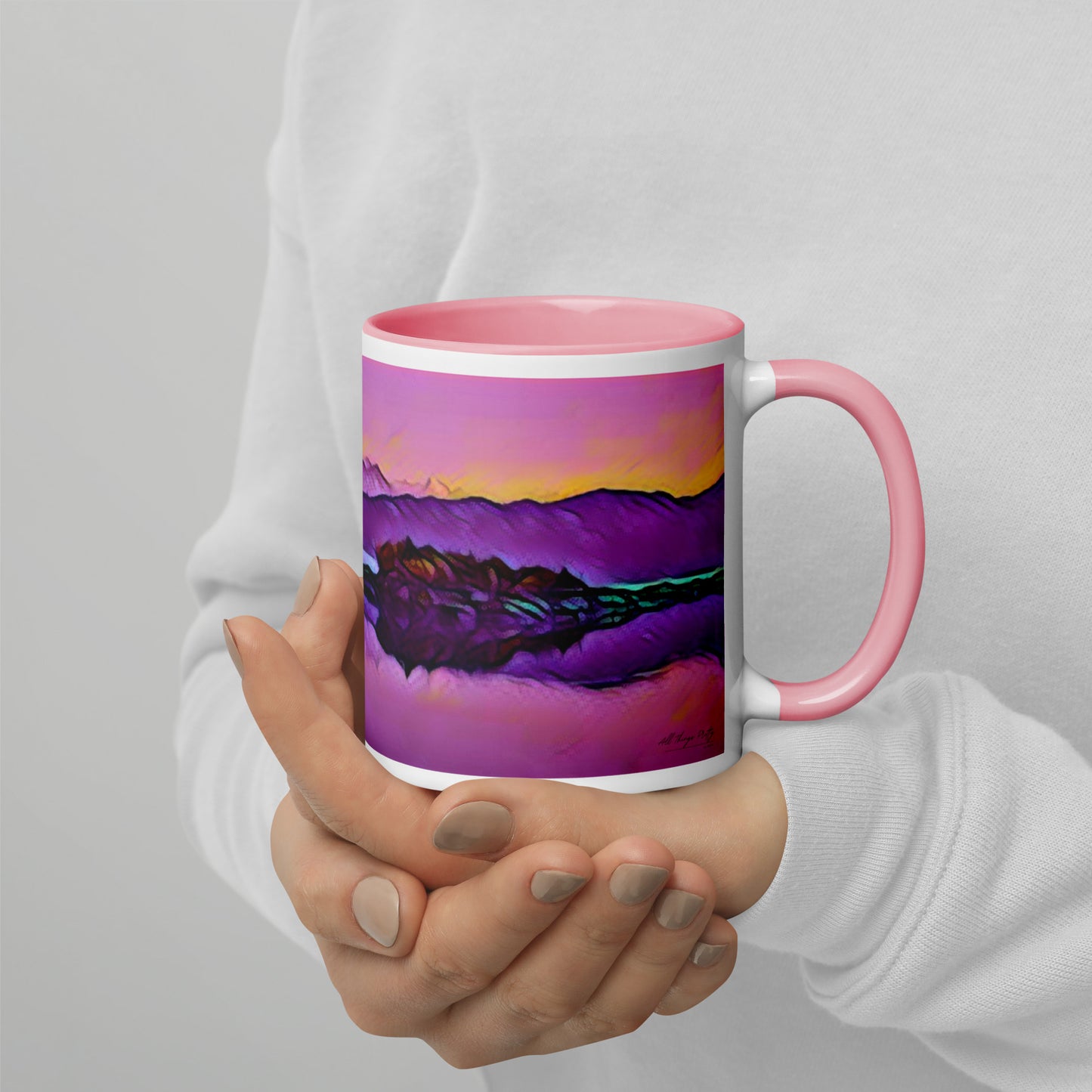 Mug with Color Inside New Dawn