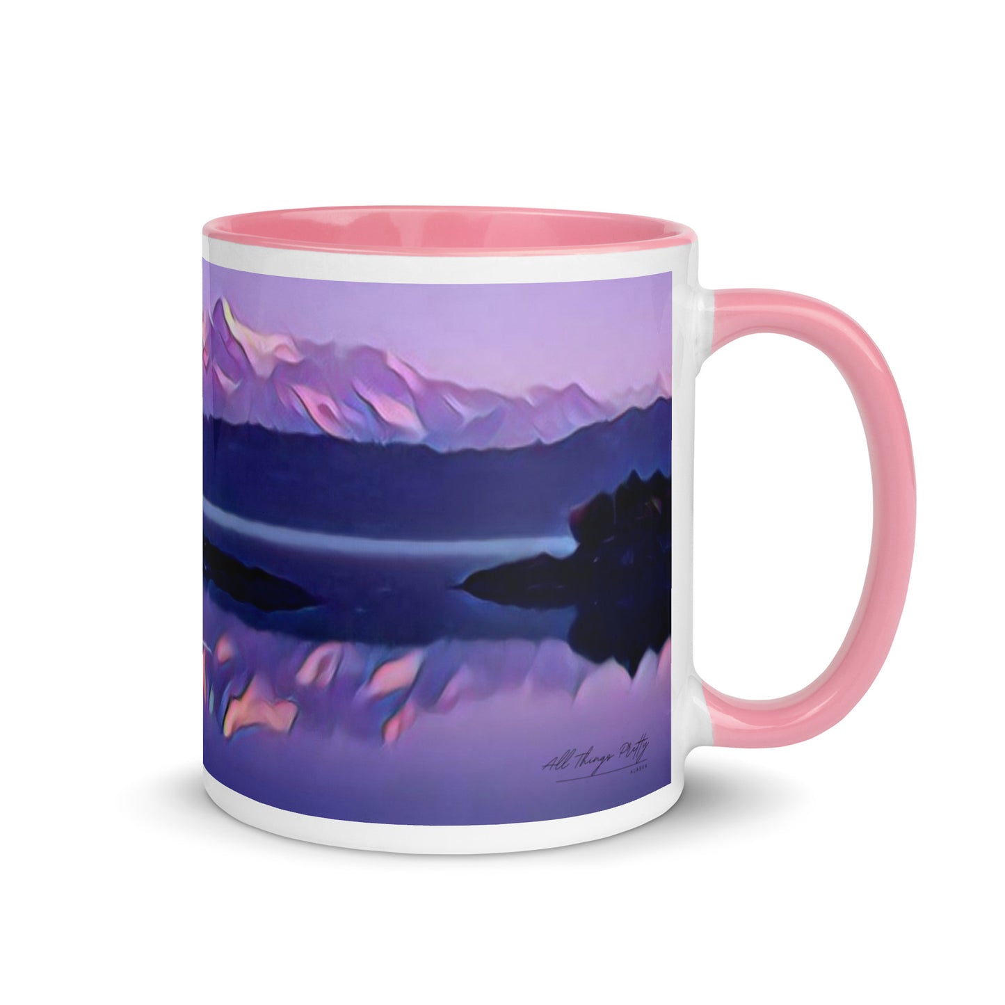 Mug with Color Inside Alpenglow