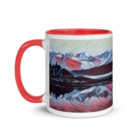 Mug with Color Inside Ice