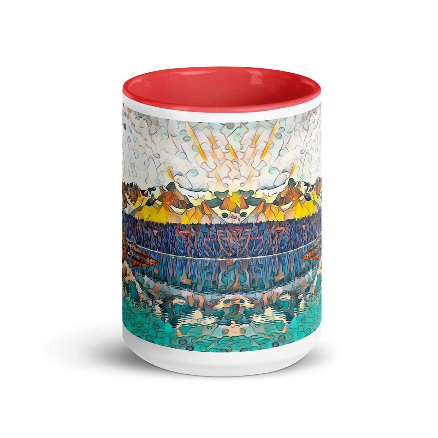 Mug with Color Inside Autumn