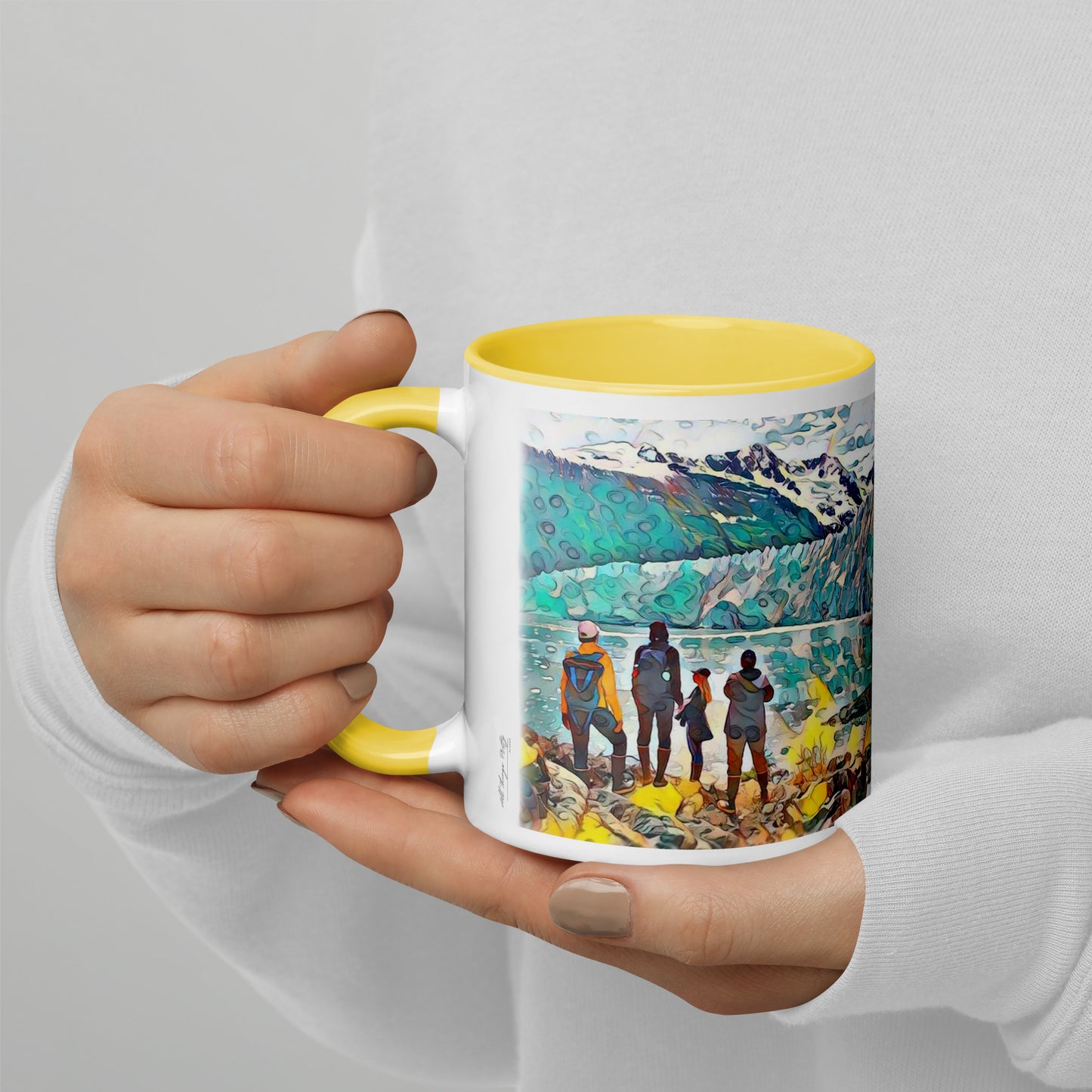 Mug with Color Inside Glacier