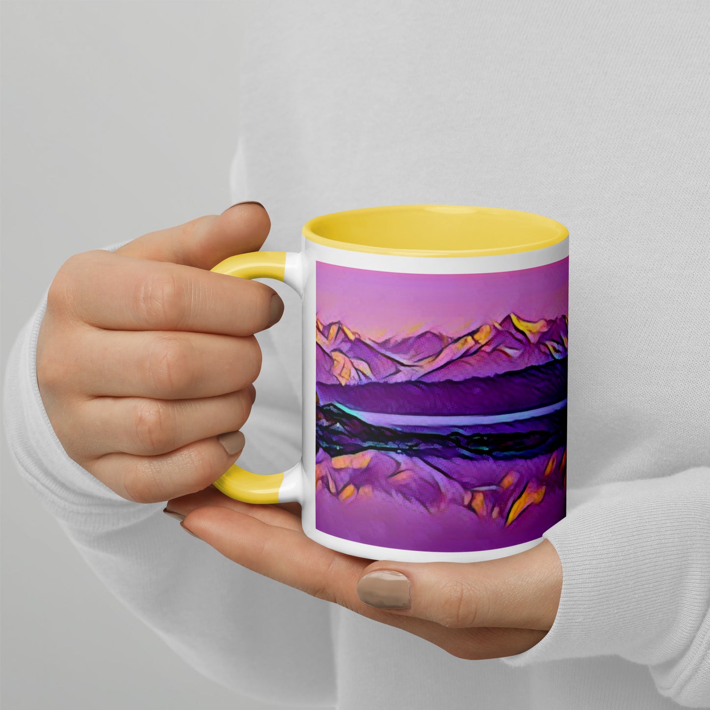 Mug with Color Inside New Dawn