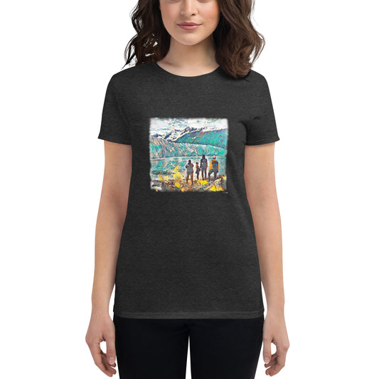 Women's short sleeve t-shirt Glacier