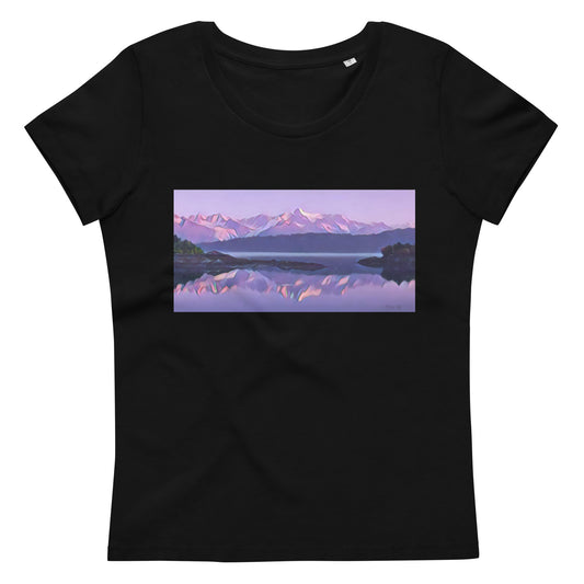 Women's fitted eco tee Alpenglow