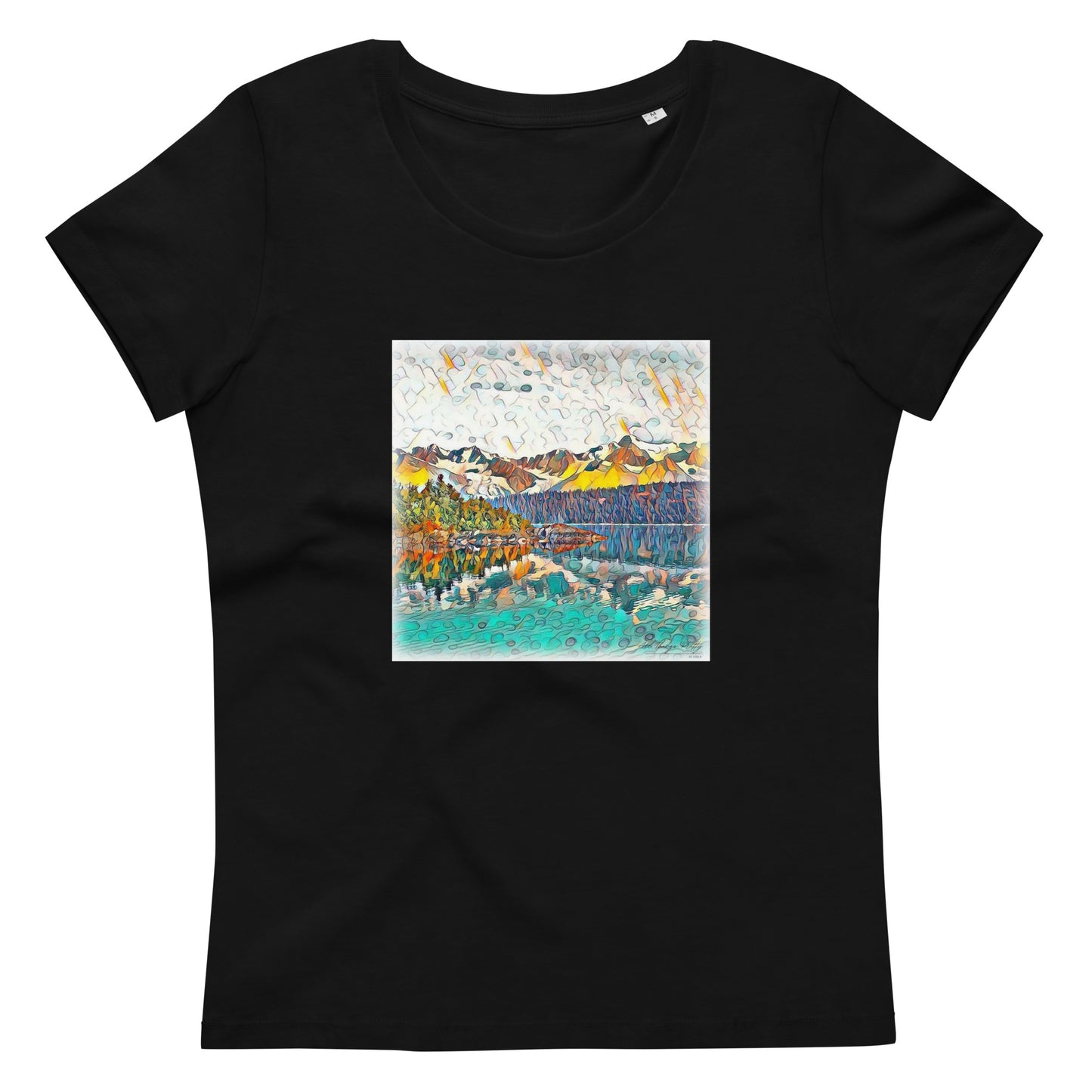 Women's fitted eco tee Autumn