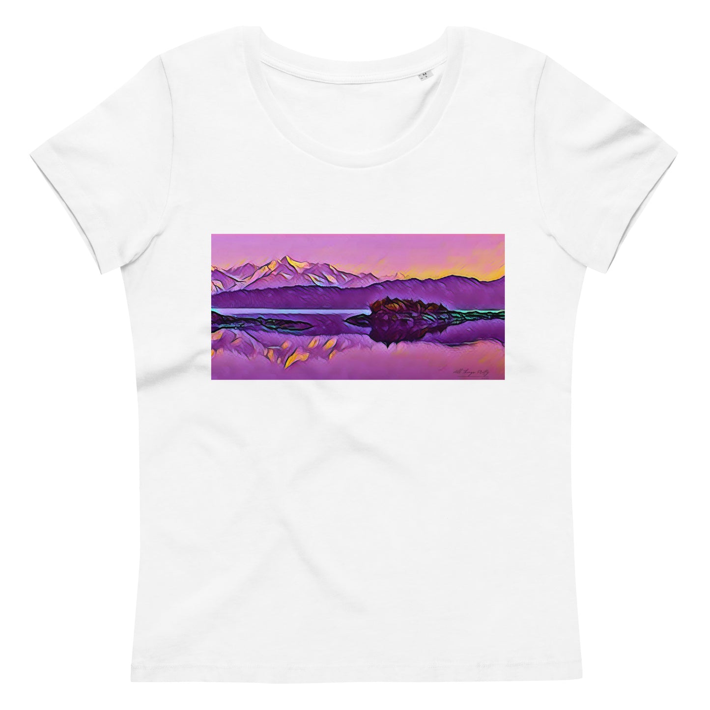 Women's fitted eco tee New Dawn