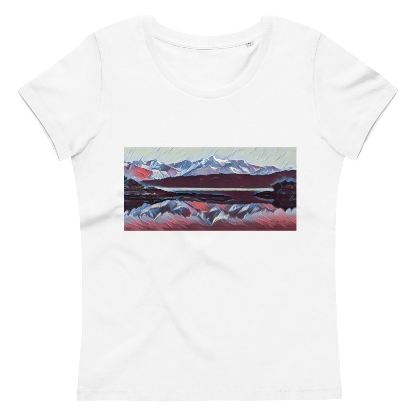 Women's fitted eco tee Ice