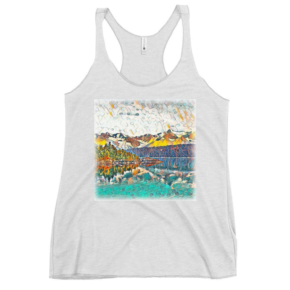 Women's Racerback Tank Autumn