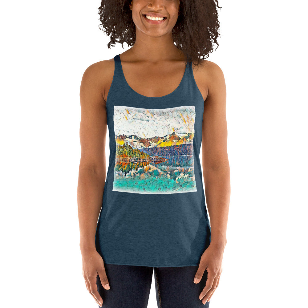 Women's Racerback Tank Autumn